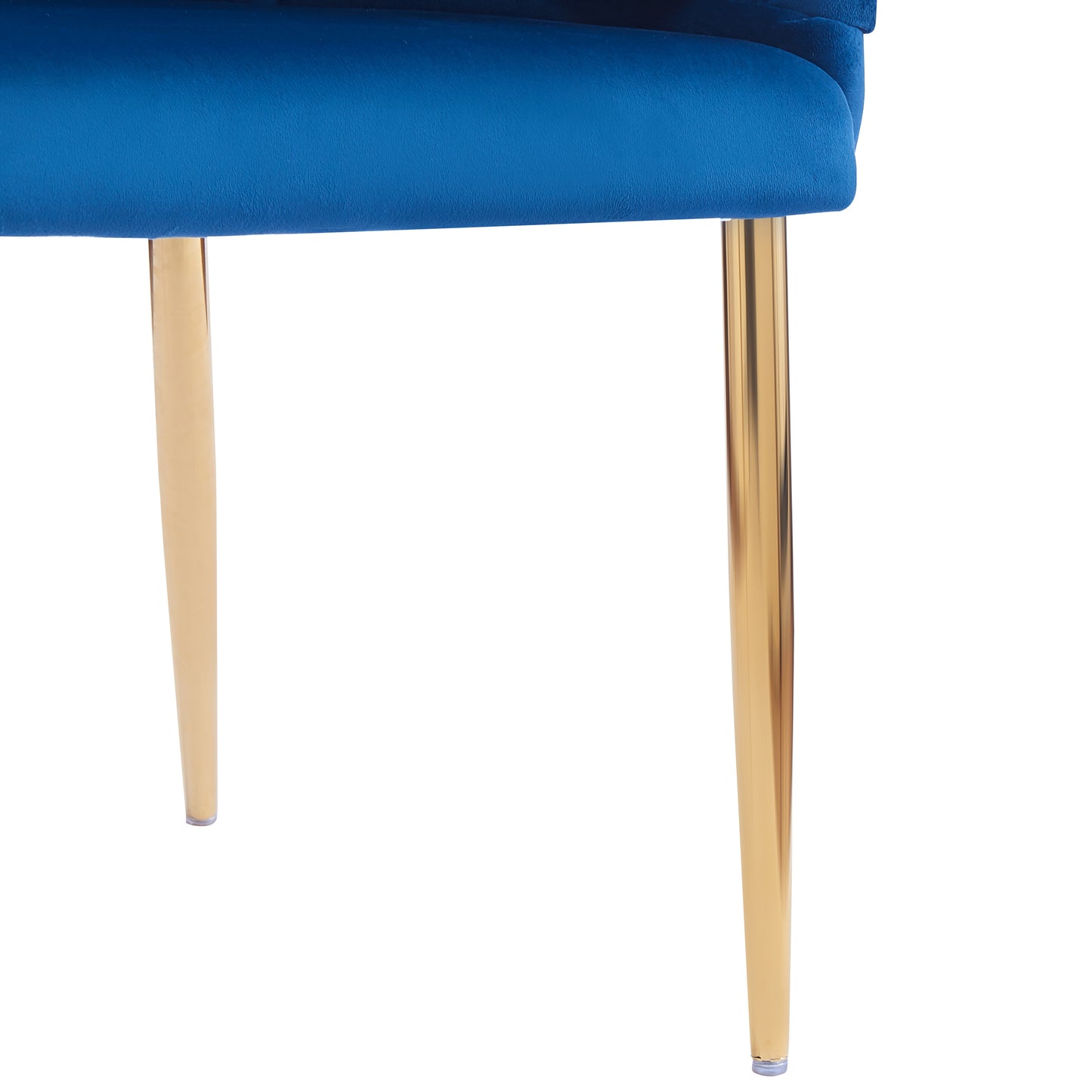 Luxury Handmade Accent Chair with Gold Legs, Modern Velvet Armchair for Living Room and Bedroom