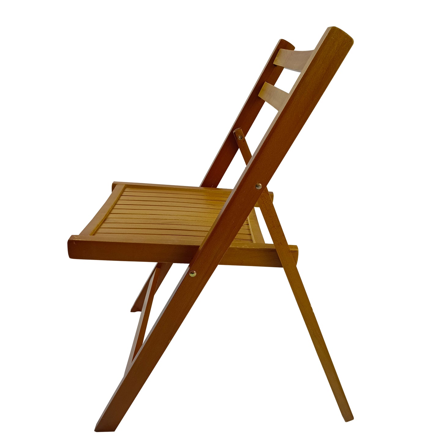 Furniture Slatted Wood Folding Special Event Chair - Honey color, Set of 4, FOLDING CHAIR, FOLDABLE STYLE