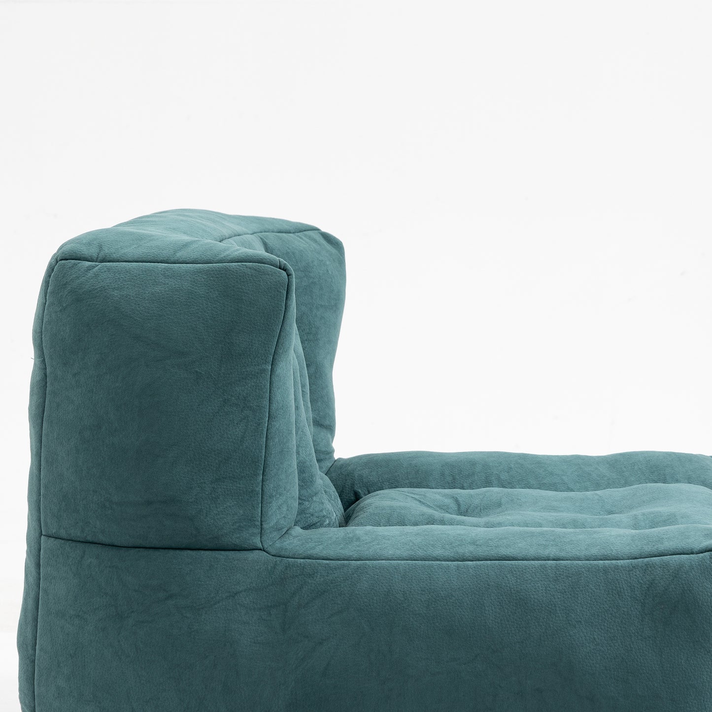 Memory Foam Bean Bag Chair with Ottoman for Adults and Kids, Soft Modern Sofa for Living Room and Bedroom