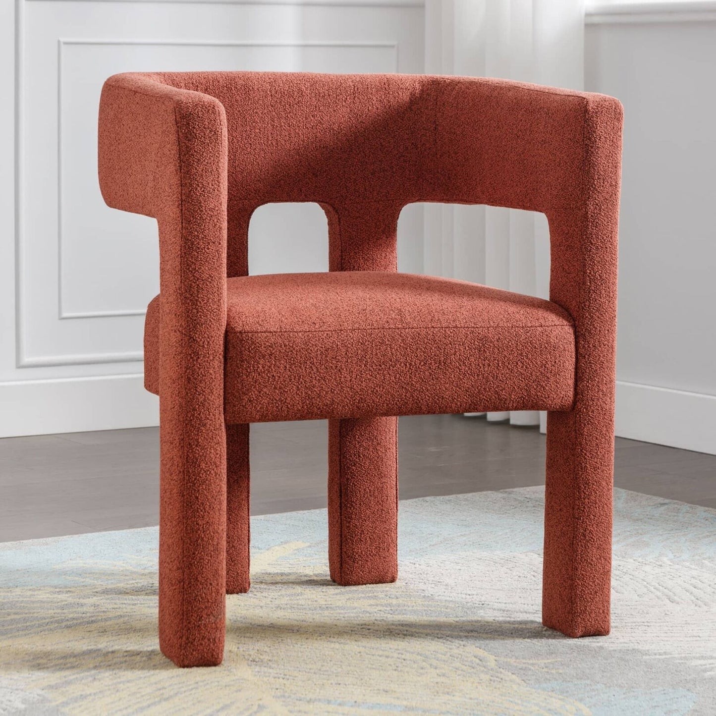 Contemporary Upholstered Accent Chair for Living Room, Bedroom, Dining Room