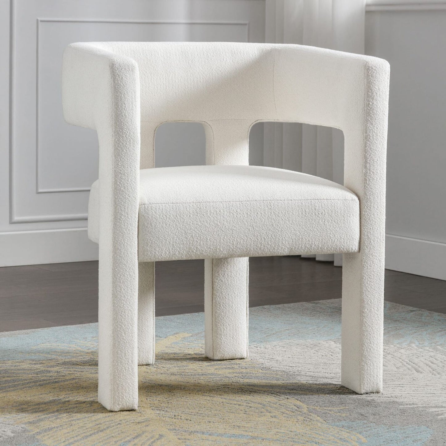 Contemporary Upholstered Accent Chair for Living Room, Bedroom, Dining Room