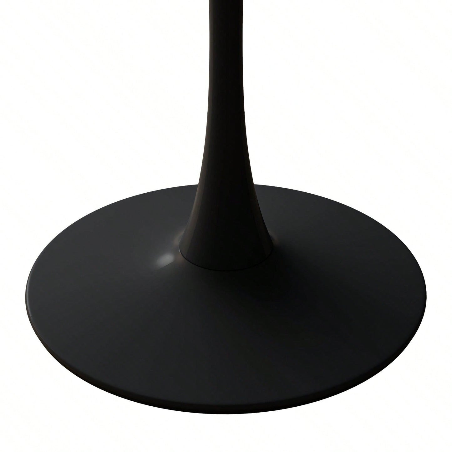 Modern Octagonal Coffee Table With Printed Black Marble Table Top,Metal Base, For Dining Room, Kitchen, Living Room