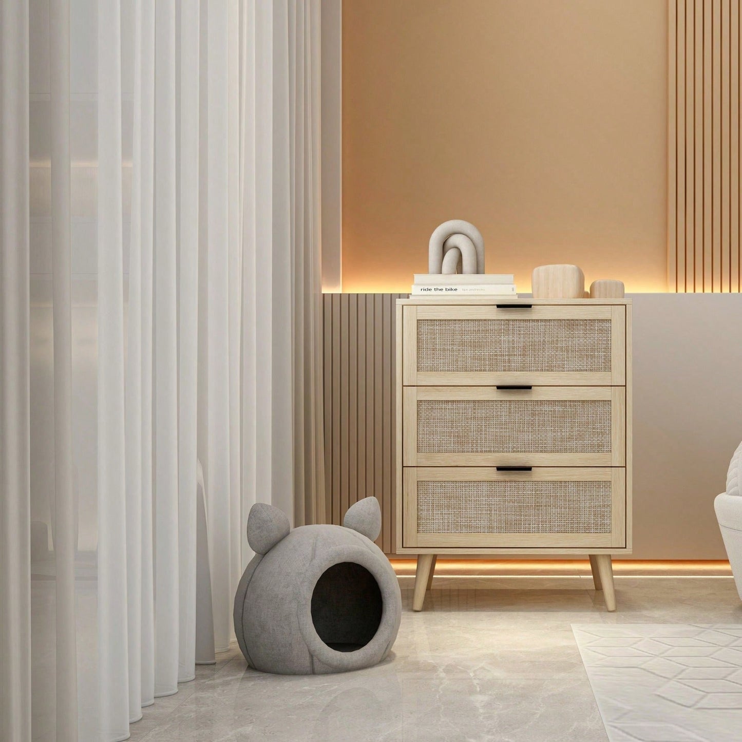 Drawer Cabinet, Suitable For Bedroom, Living Room, Study