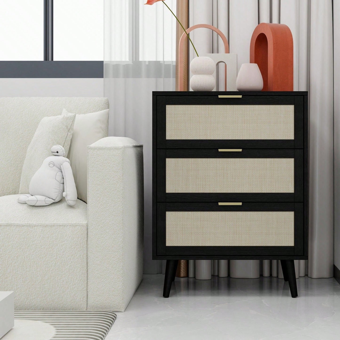 Drawer Cabinet, Suitable For Bedroom, Living Room, Study