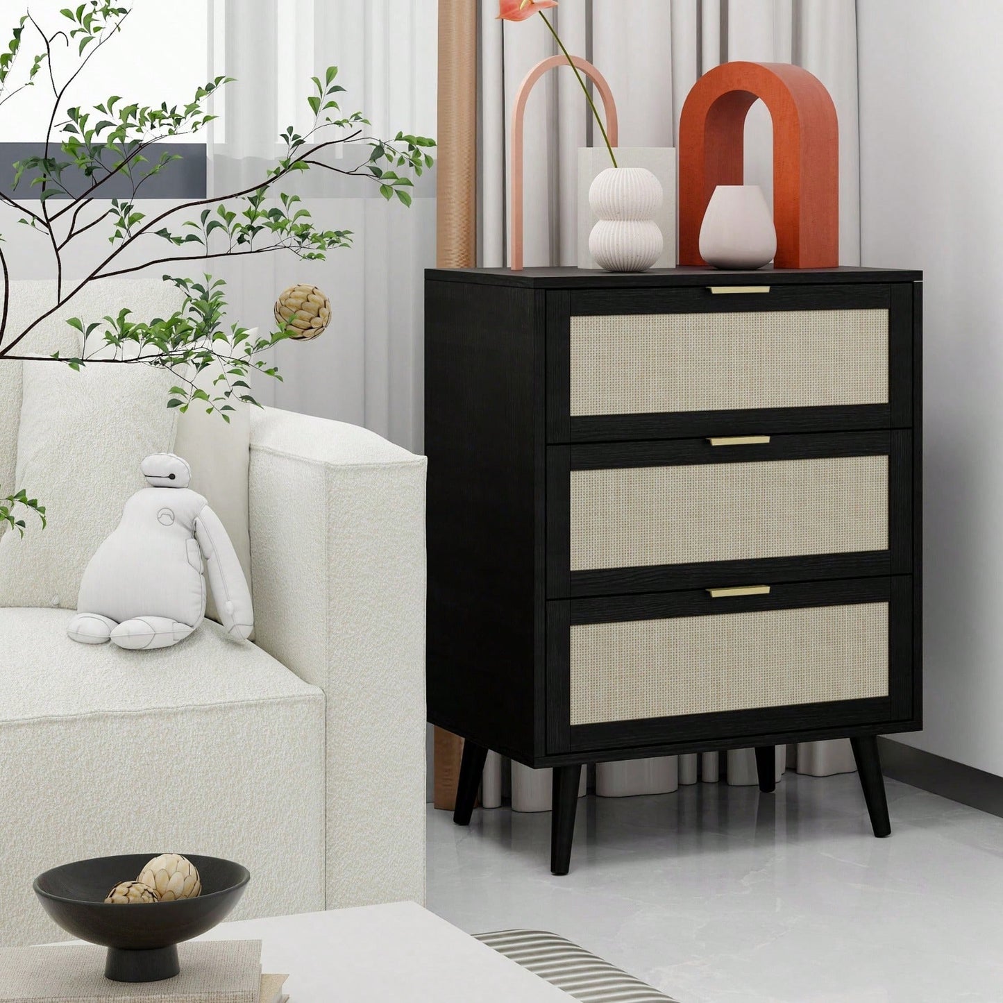 Drawer Cabinet, Suitable For Bedroom, Living Room, Study
