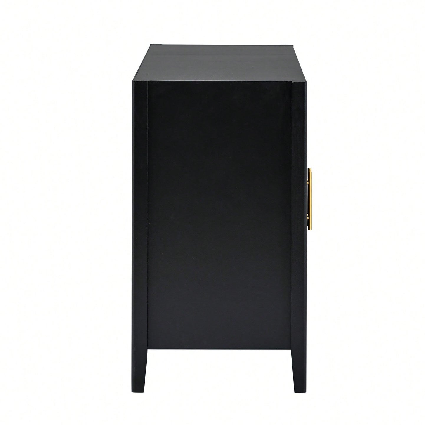 Accent Storage Cabinet Sideboard Wooden Cabinet With Metal Handles For Hallway, Entryway, Living Room, Bedroom