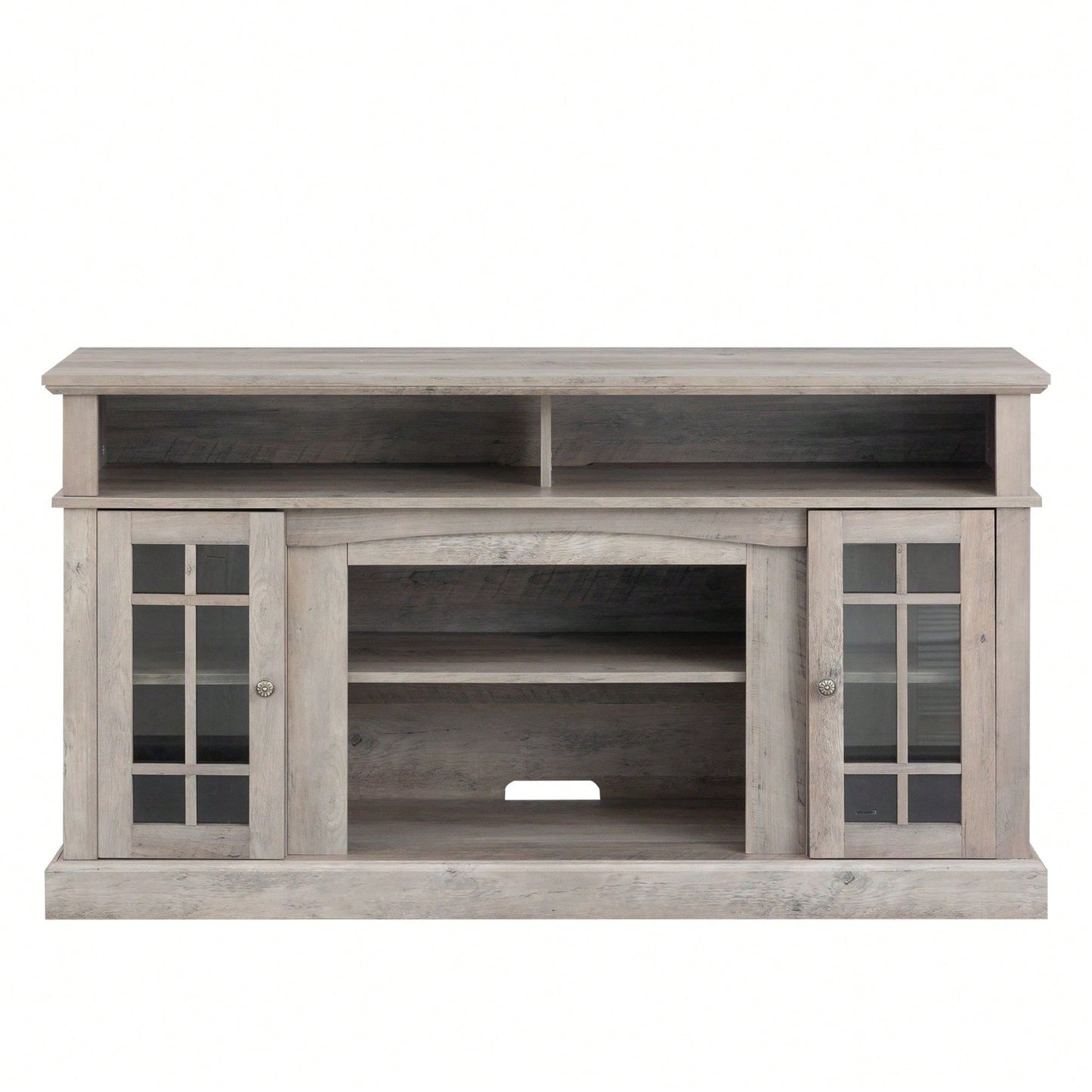 Modern TV Stand with Infrared Electric Fireplace Remote Control Media Console Storage Cabinet