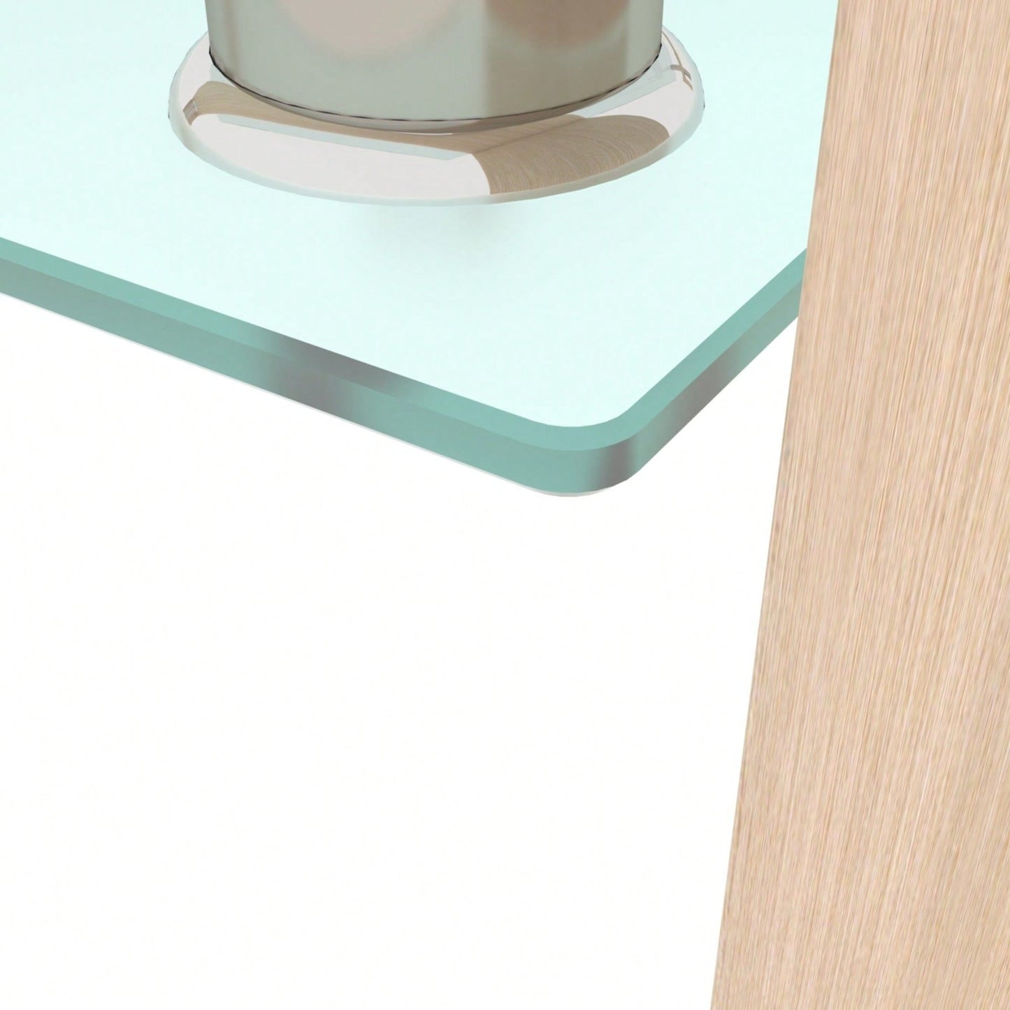 Rectangle Glass Coffee Table, Clear Coffee Table Modern Side Center Tables For Living Room Living Room Furniture