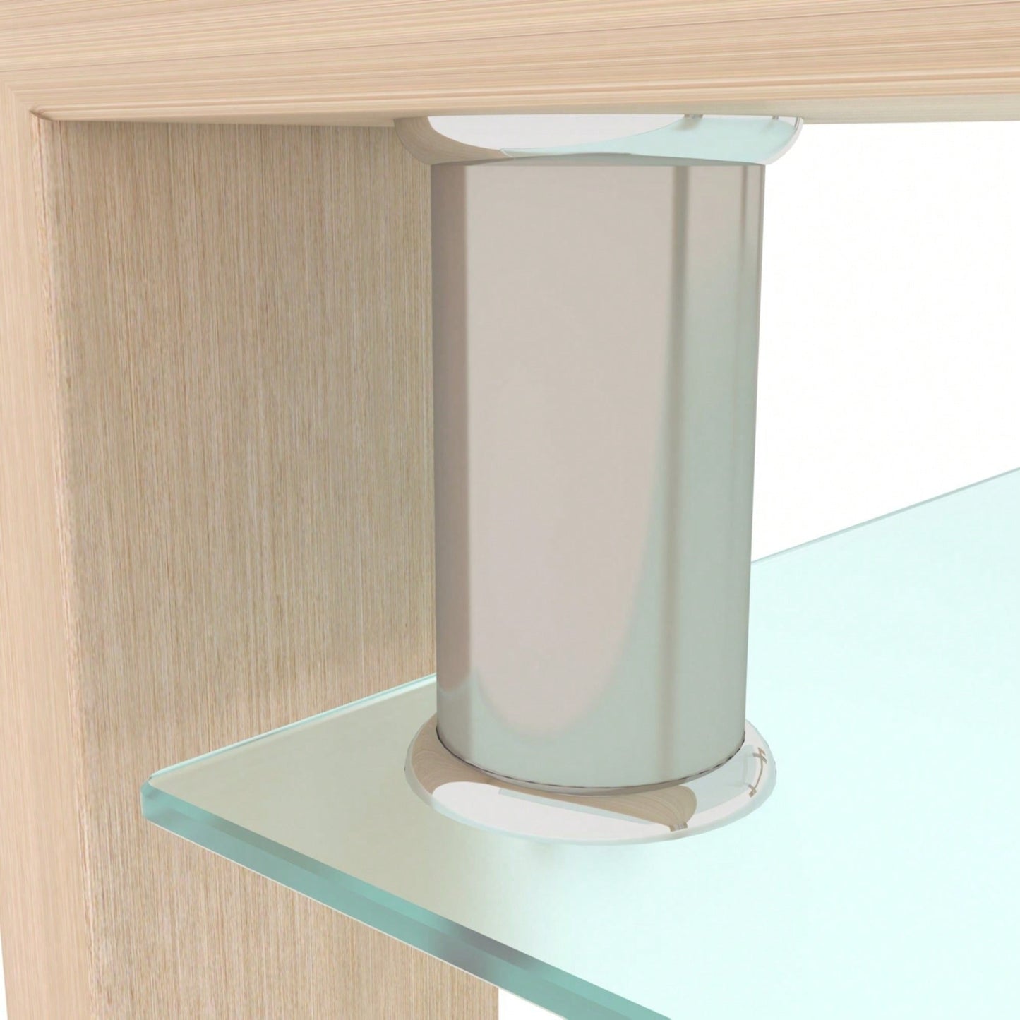 Rectangle Glass Coffee Table, Clear Coffee Table Modern Side Center Tables For Living Room Living Room Furniture