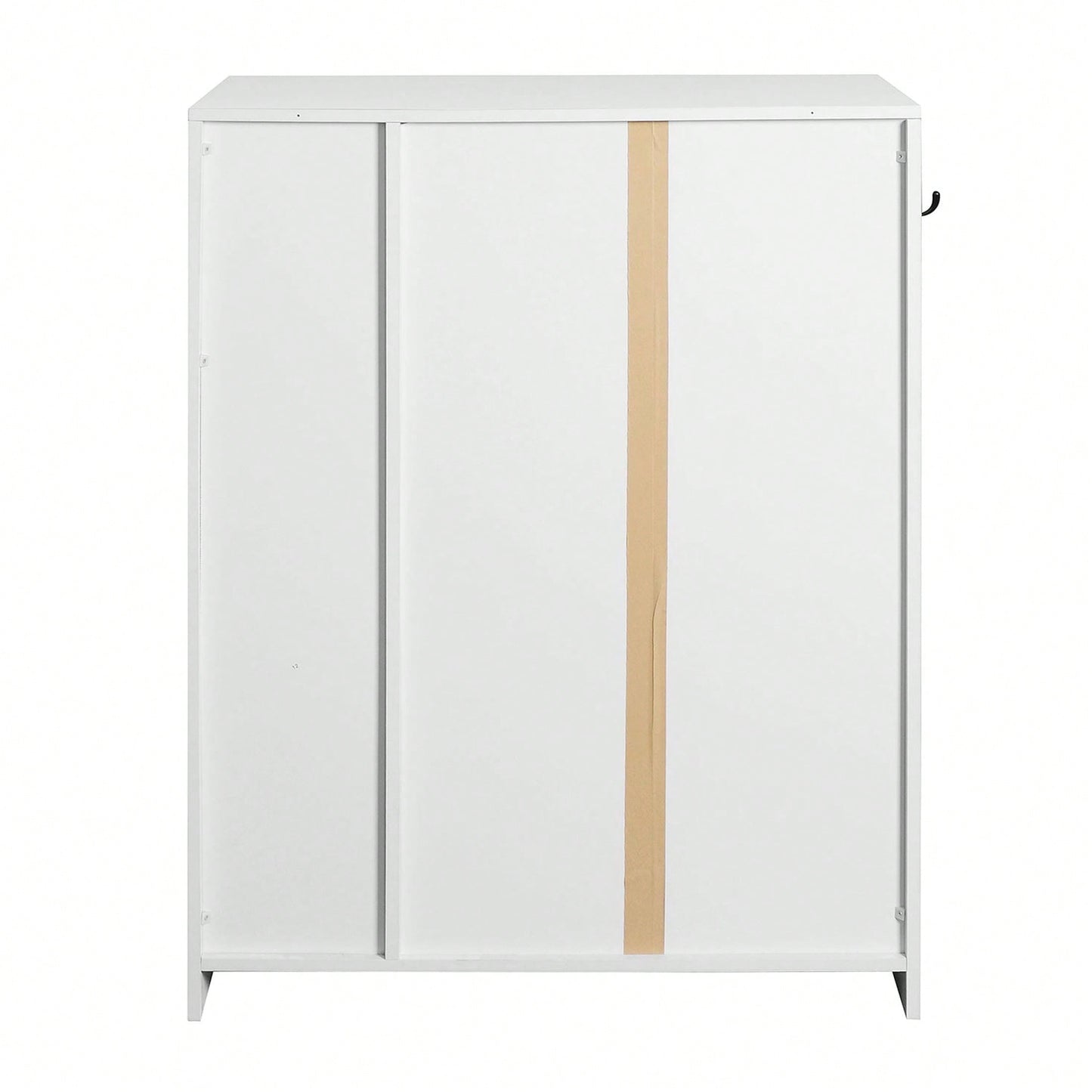 Modern Narrow Shoe Rack with Adjustable Shelves and Top Drawer for Entryway Storage
