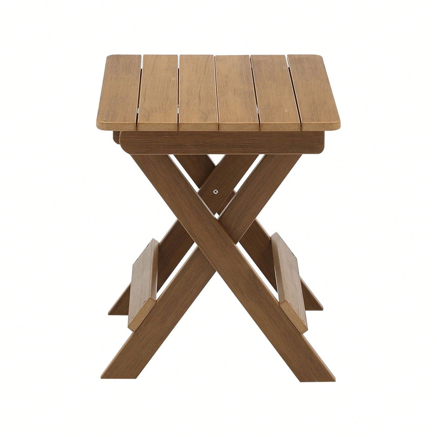 Foldable Small Table And Chair Set With 2 Chairs And Rectangular Table