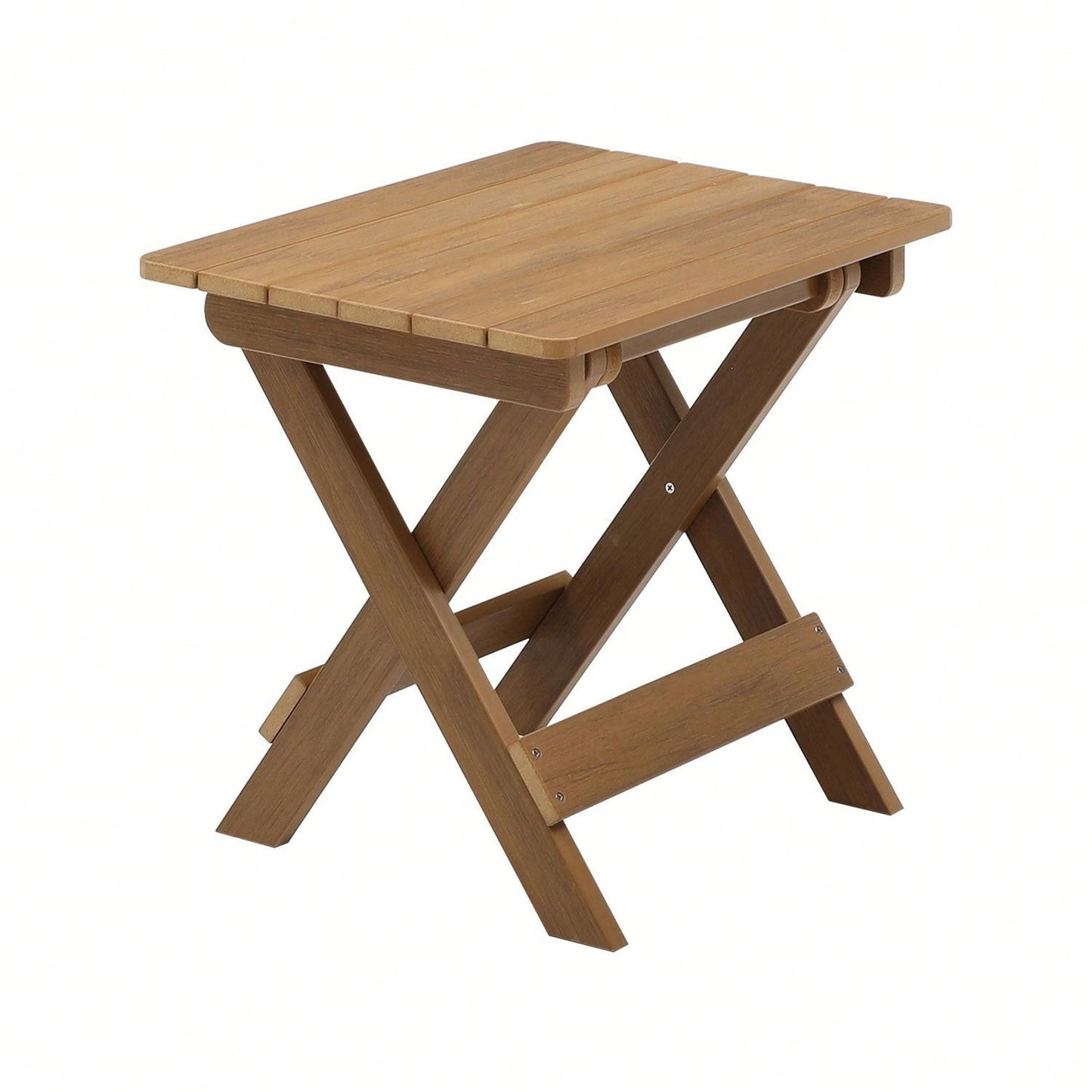 Foldable Small Table And Chair Set With 2 Chairs And Rectangular Table