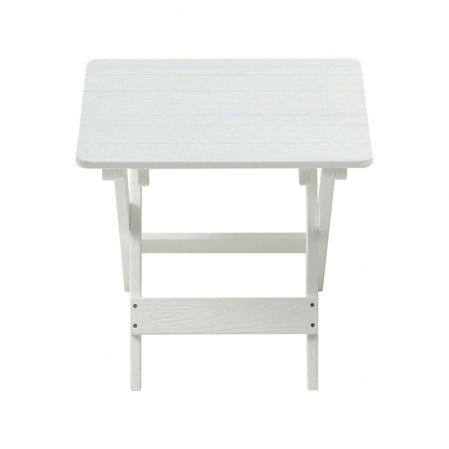 Foldable Small Table And Chair Set With 2 Chairs And Rectangular Table