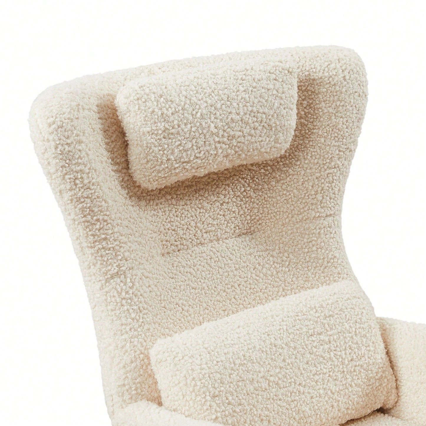 Modern Rocking Chair With High Backrest
