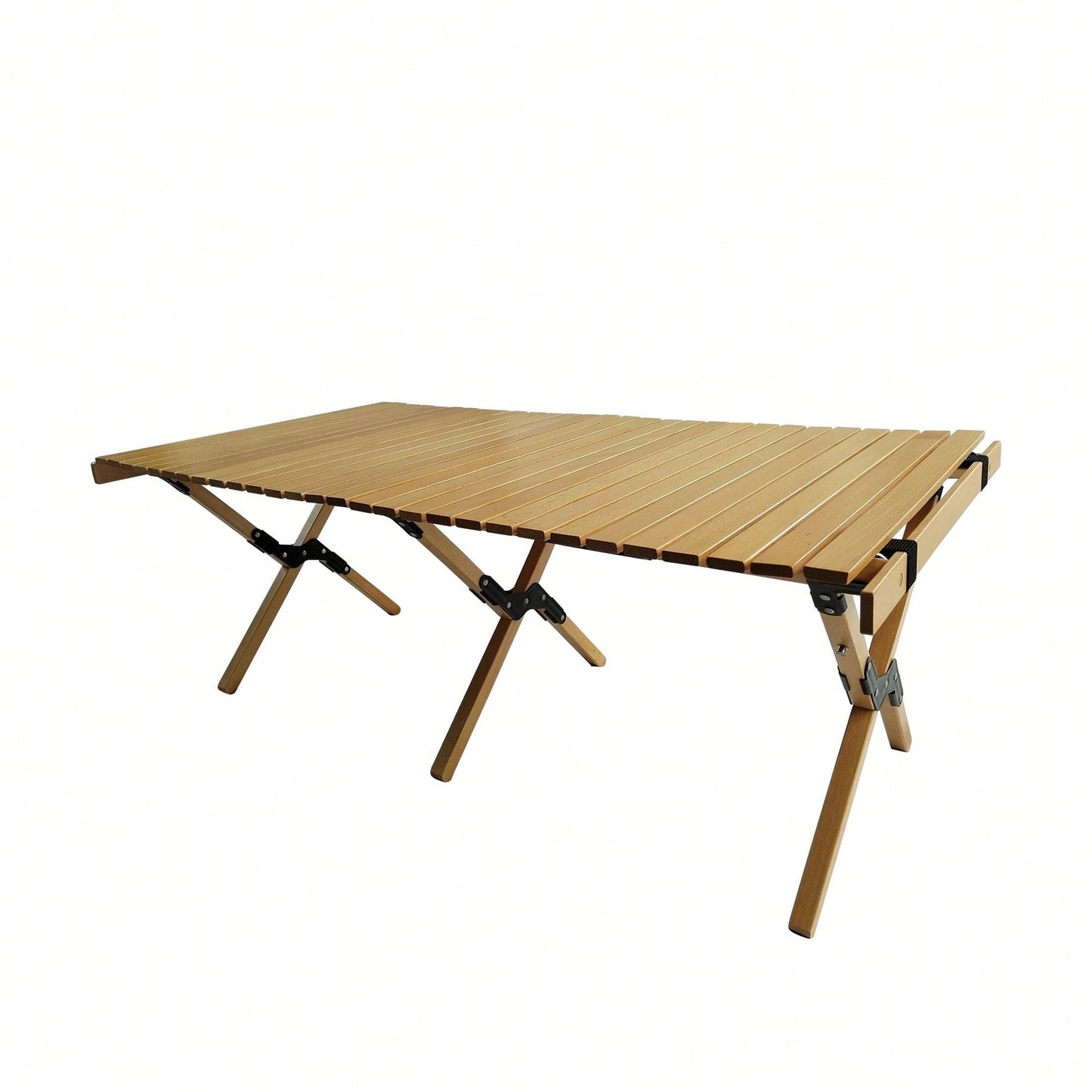 Multi-Function Wooden Foldable Portable Patio Dining Table, Indoor And Outdoor Universal