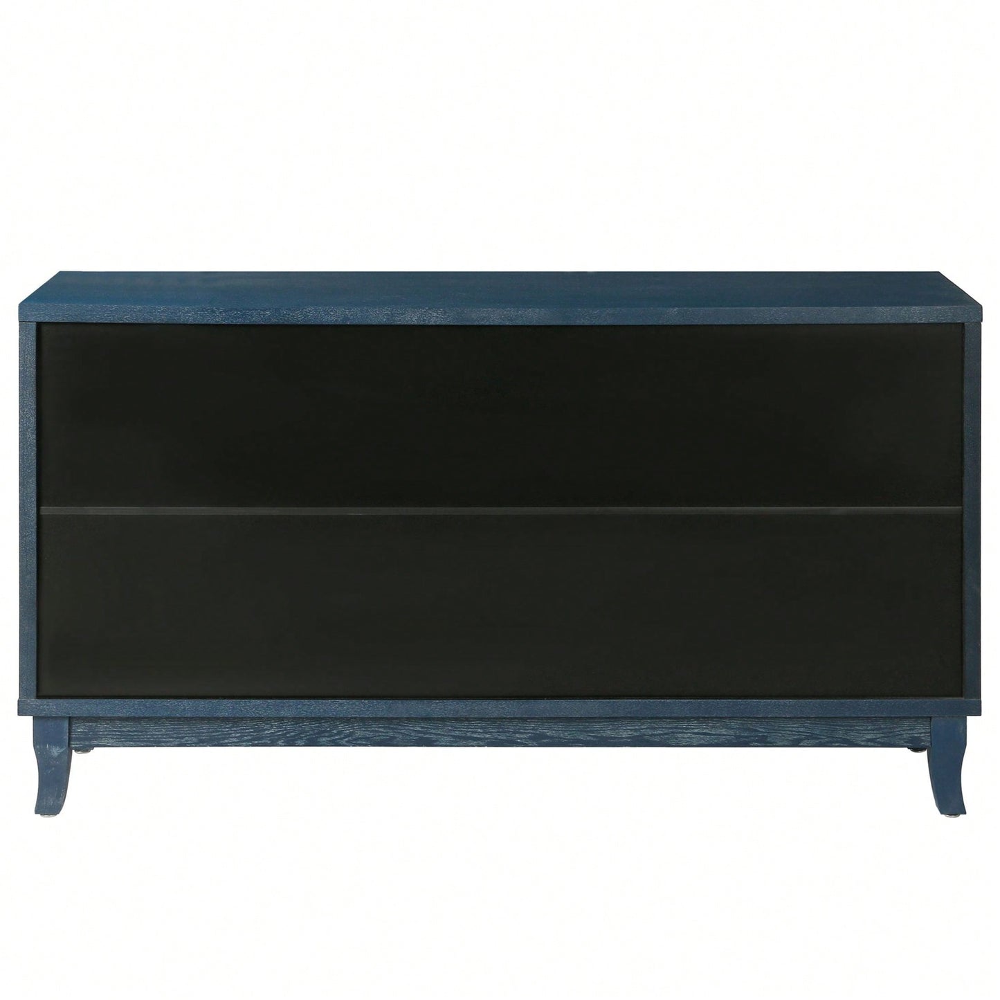 Modern Rattan Sideboard Cabinet with Adjustable Shelves and 4 Doors for Living Room Storage