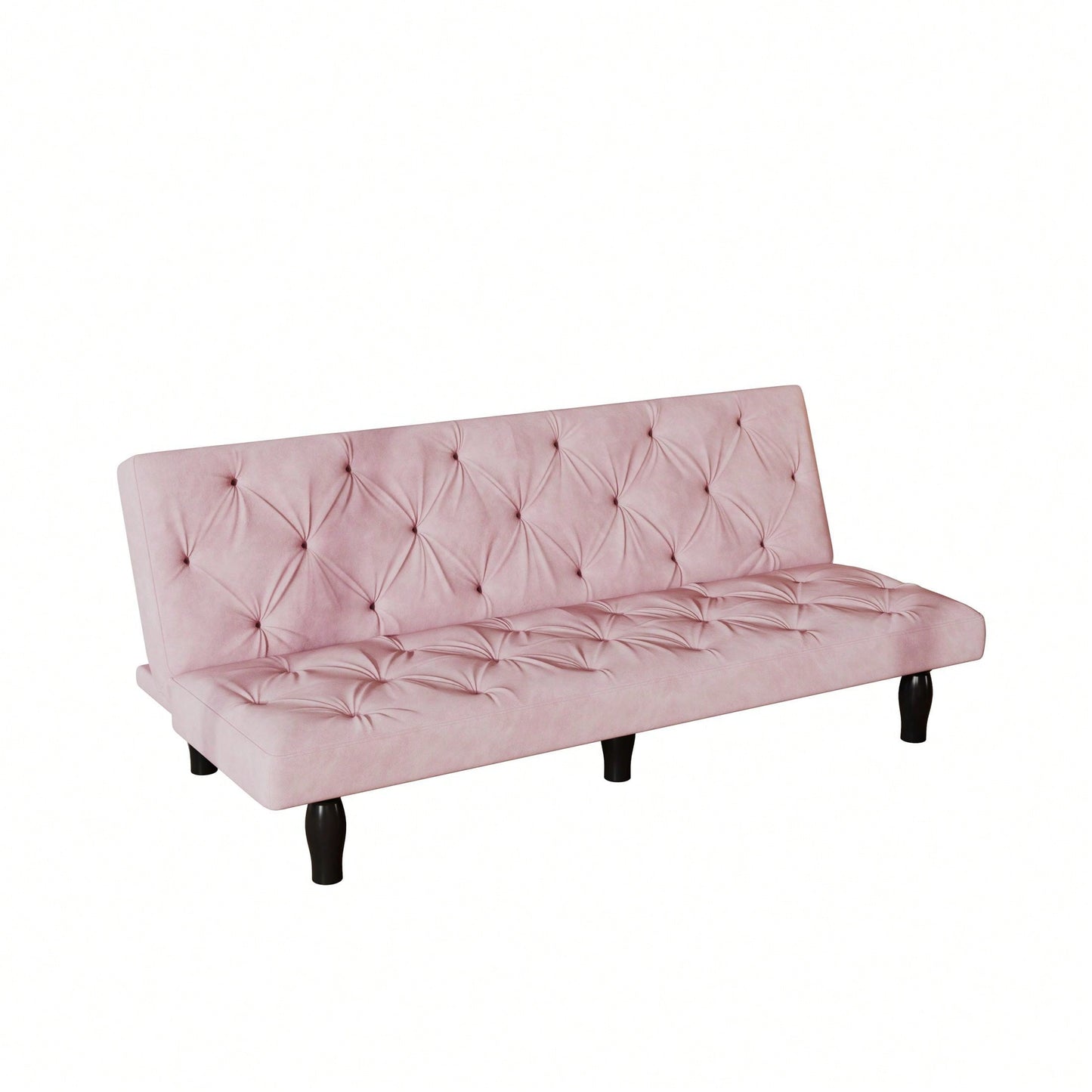 66" Velvet Sofa Bed Suitable For Family Living Room, Apartment, Bedroom