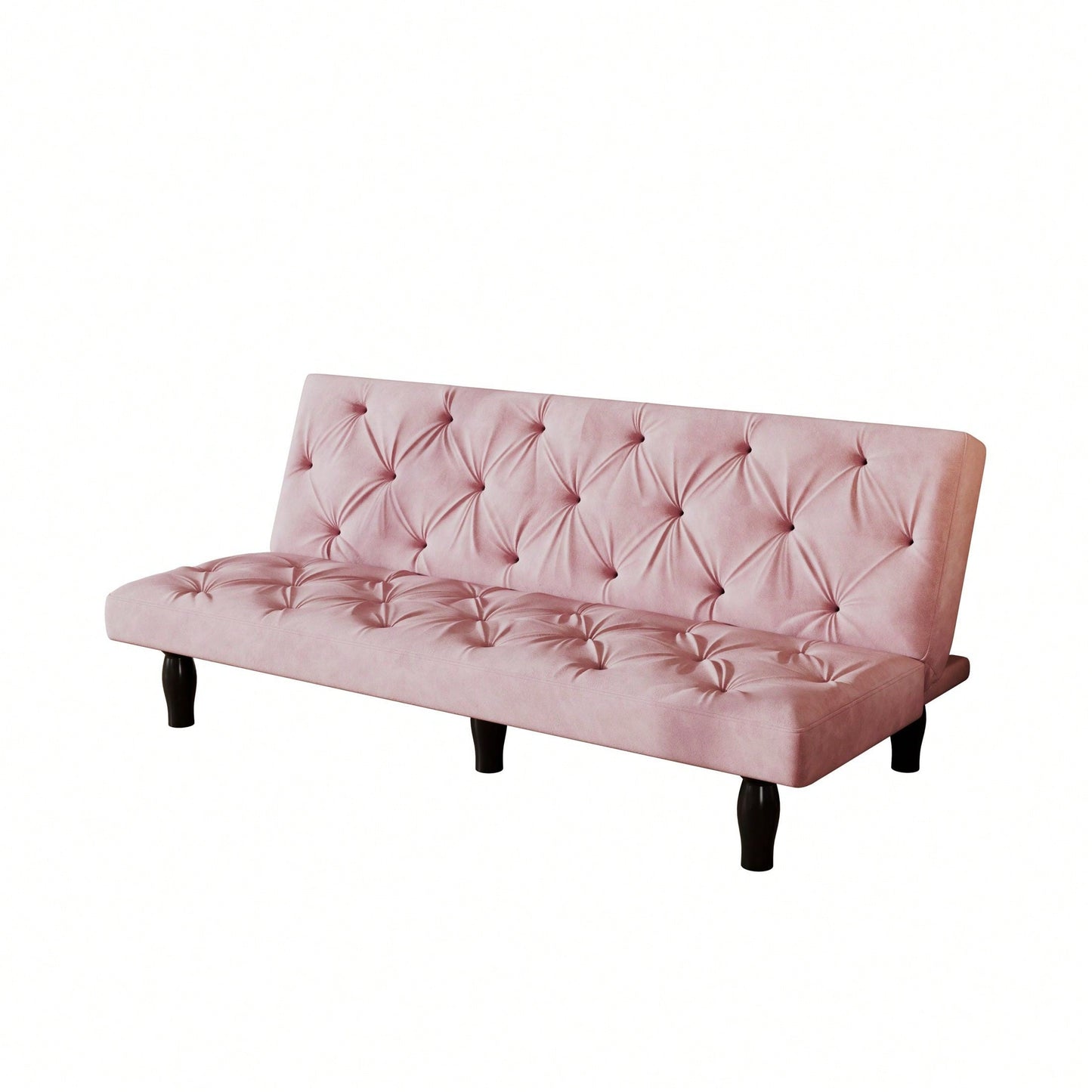 66" Velvet Sofa Bed Suitable For Family Living Room, Apartment, Bedroom