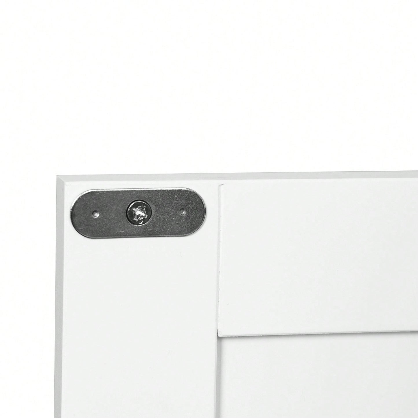 Bathroom Floor Storage Cabinet With Double Door Adjustable Shelf