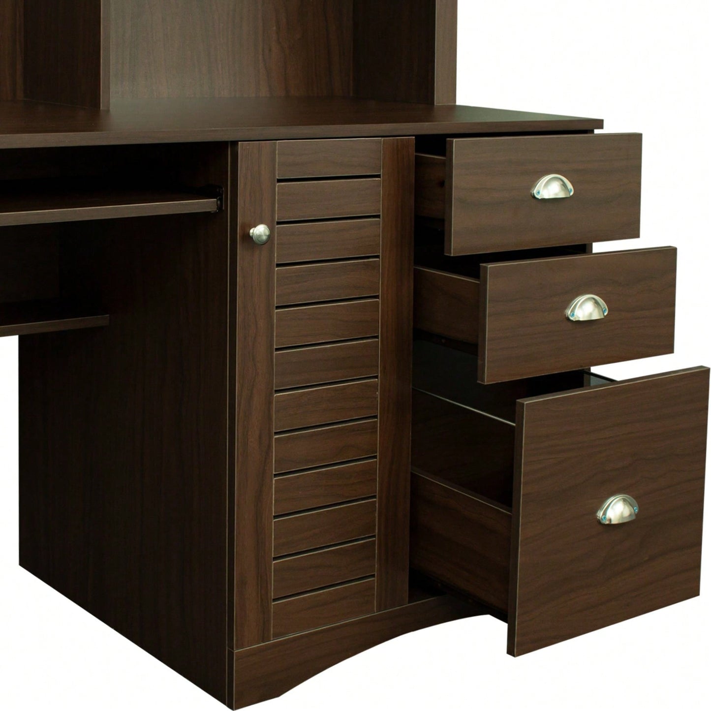 Home Office Computer Desk With Hutch