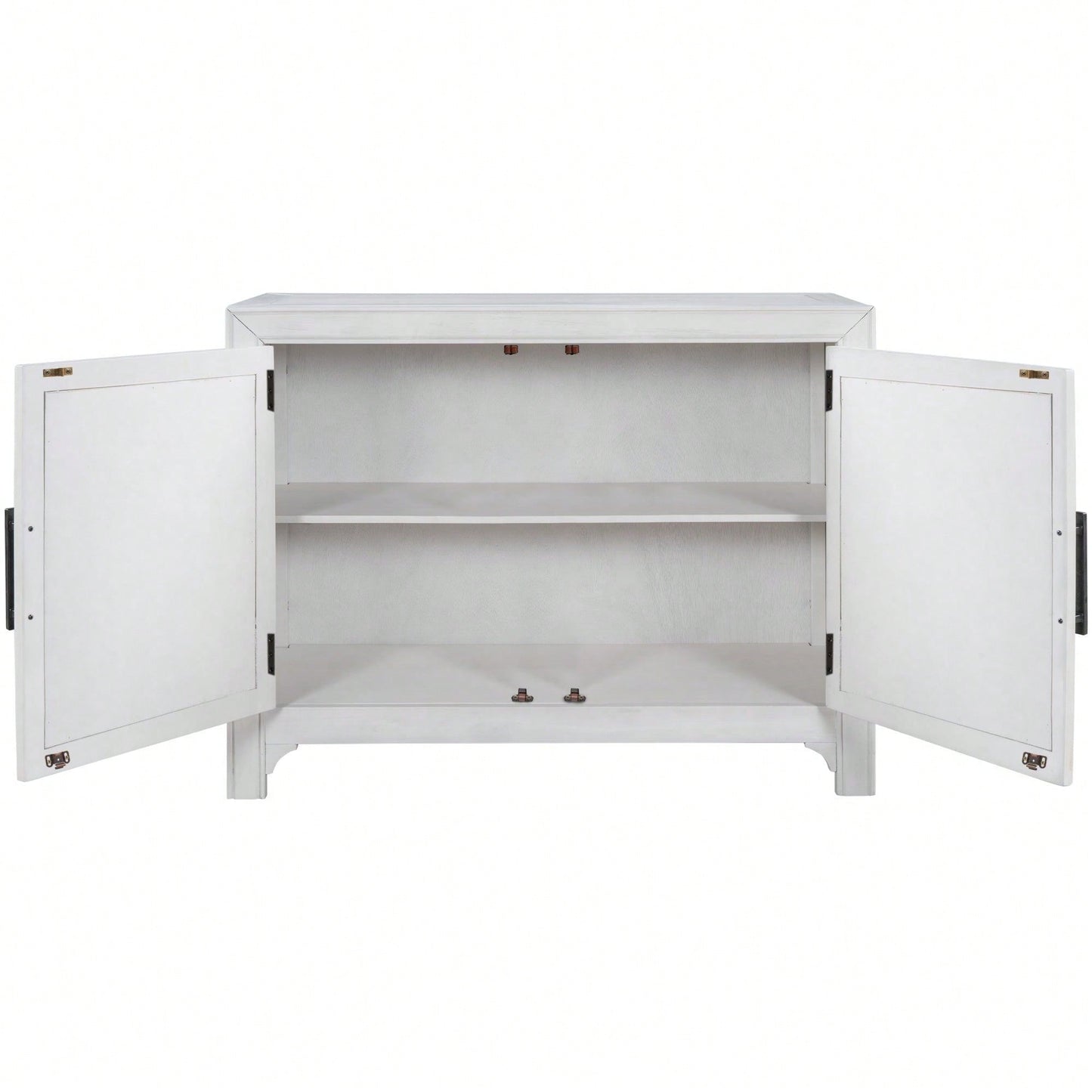 40'' Modern Cabinets With Unique Design Doors With 1 Adjustable Shelves,Suitable For Multiple Rooms Such As Living Room And Study Room
