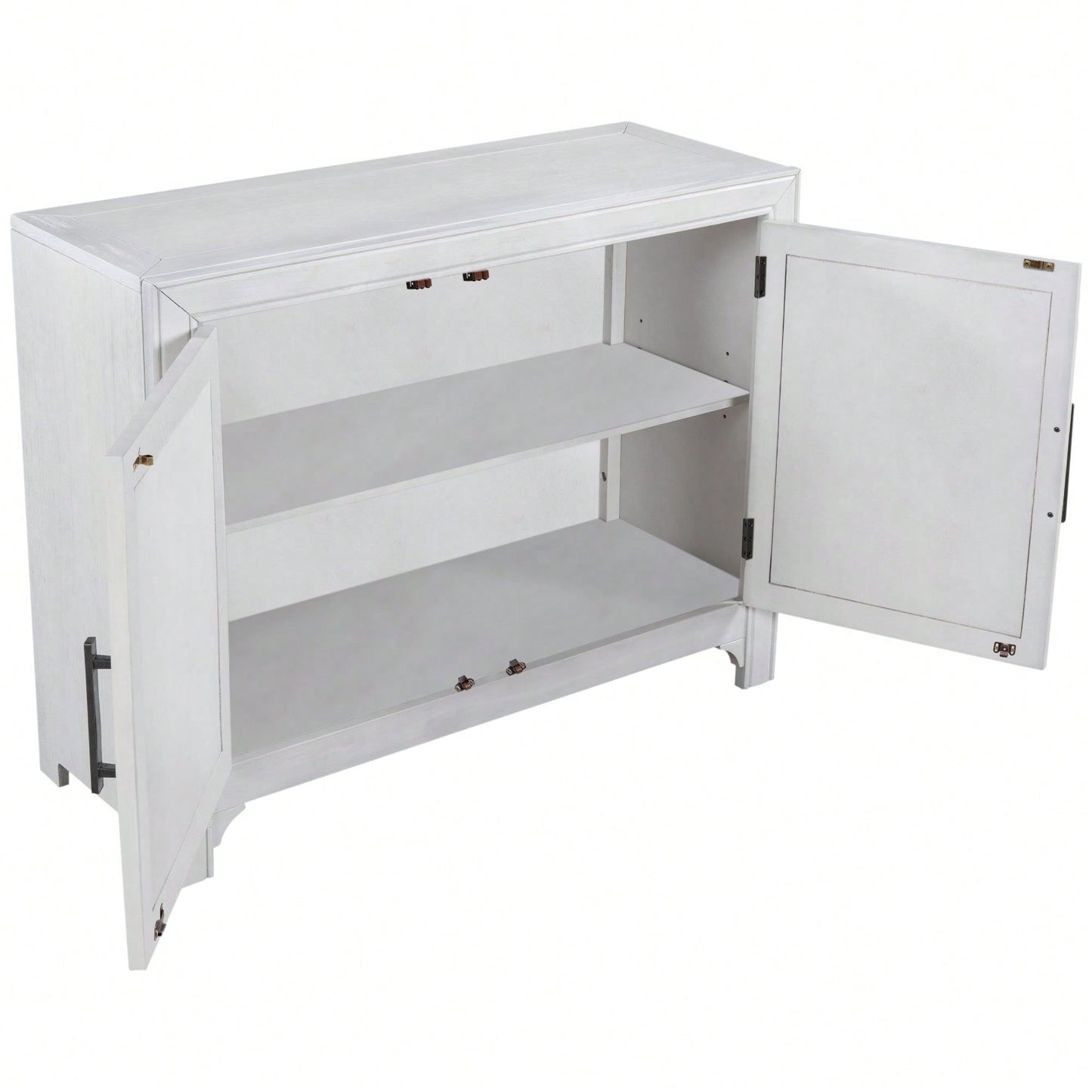 40'' Modern Cabinets With Unique Design Doors With 1 Adjustable Shelves,Suitable For Multiple Rooms Such As Living Room And Study Room