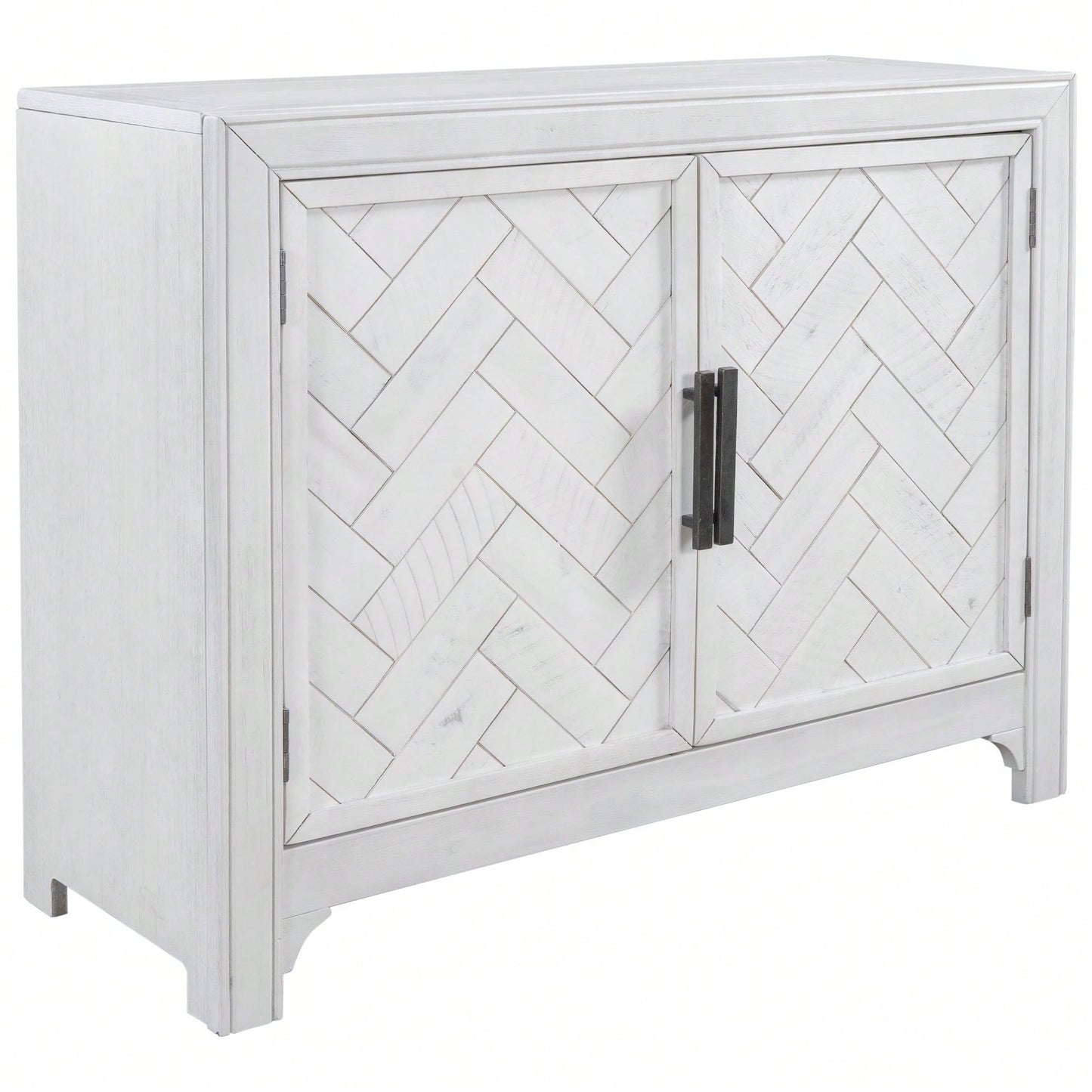 40'' Modern Cabinets With Unique Design Doors With 1 Adjustable Shelves,Suitable For Multiple Rooms Such As Living Room And Study Room