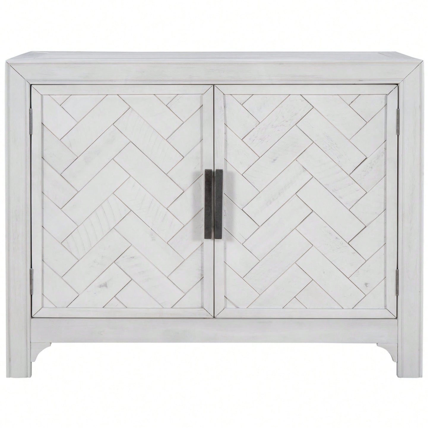 40'' Modern Cabinets With Unique Design Doors With 1 Adjustable Shelves,Suitable For Multiple Rooms Such As Living Room And Study Room