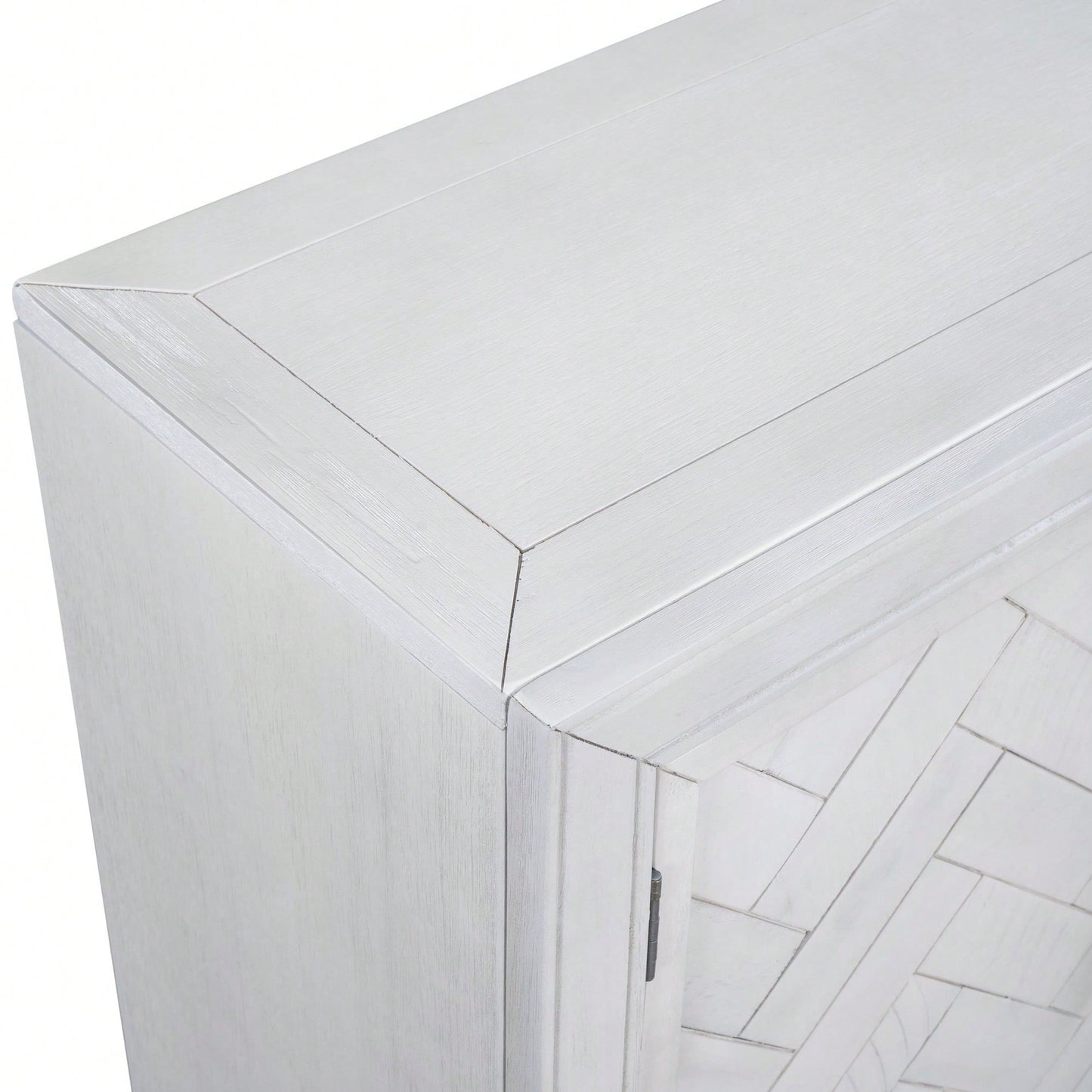 40'' Modern Cabinets With Unique Design Doors With 1 Adjustable Shelves,Suitable For Multiple Rooms Such As Living Room And Study Room