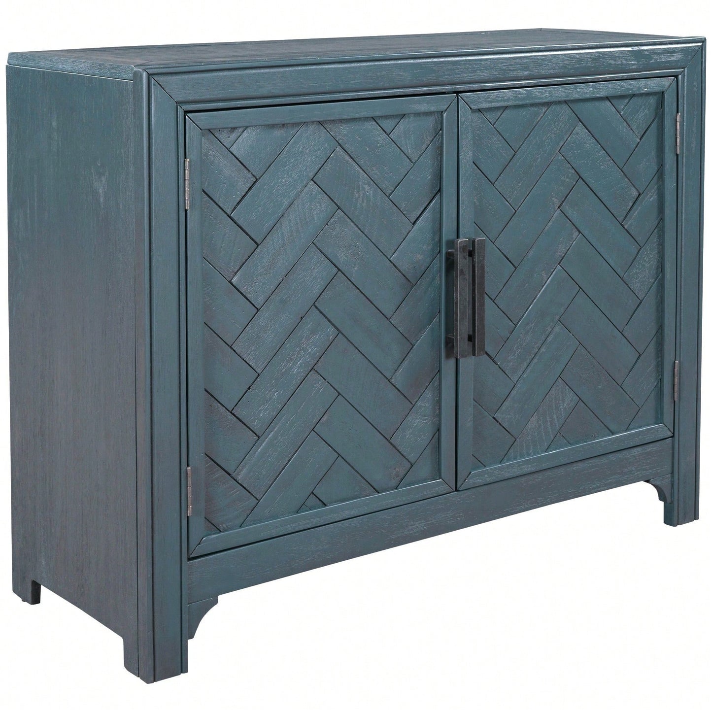 40'' Modern Cabinets With Unique Design Doors With 1 Adjustable Shelves,Suitable For Multiple Rooms Such As Living Room And Study Room