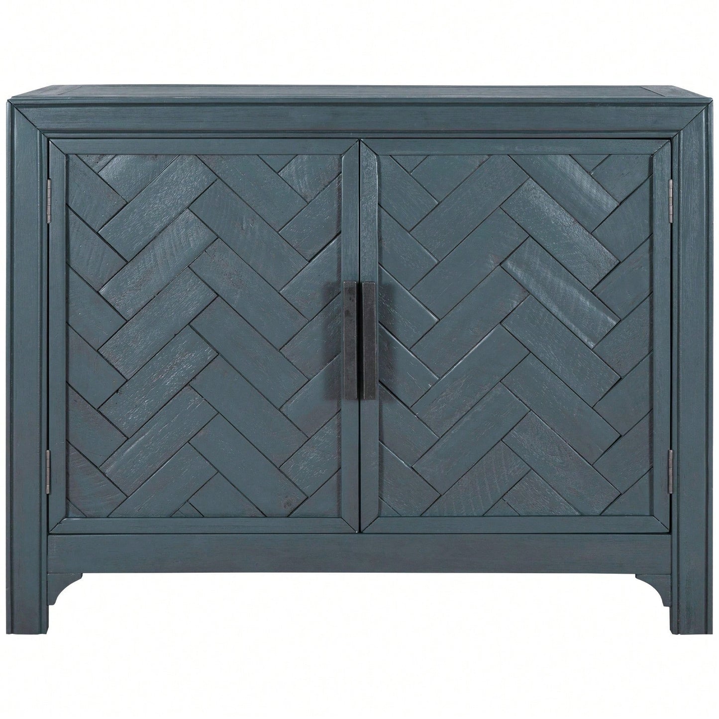 40'' Modern Cabinets With Unique Design Doors With 1 Adjustable Shelves,Suitable For Multiple Rooms Such As Living Room And Study Room