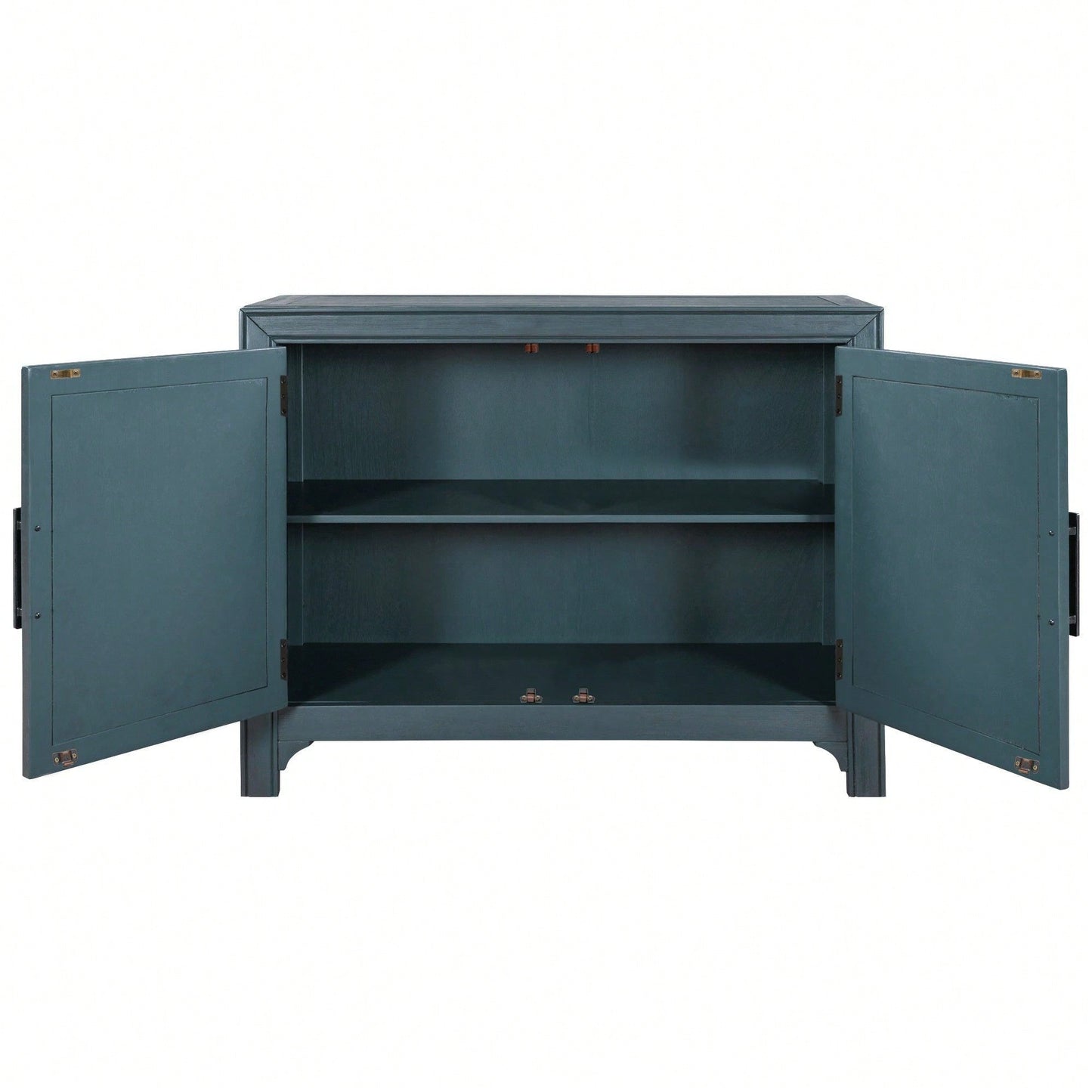 40'' Modern Cabinets With Unique Design Doors With 1 Adjustable Shelves,Suitable For Multiple Rooms Such As Living Room And Study Room