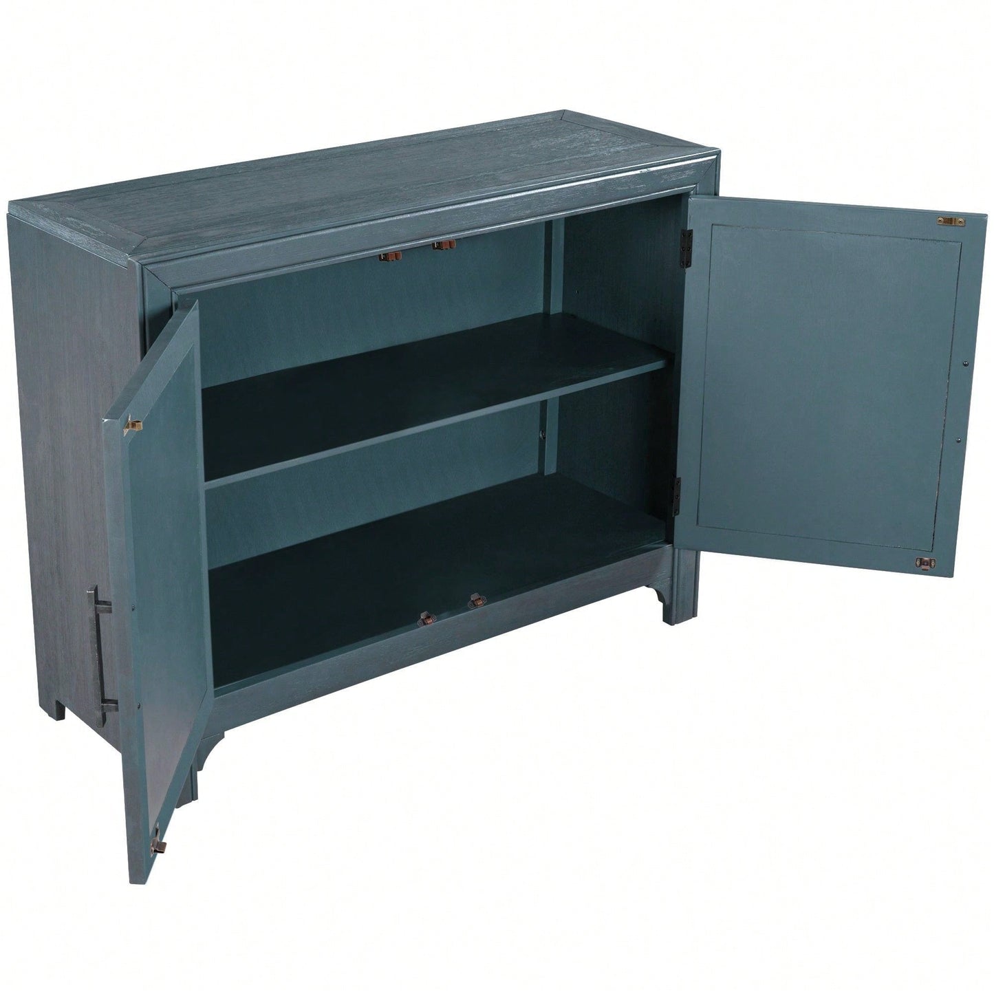 40'' Modern Cabinets With Unique Design Doors With 1 Adjustable Shelves,Suitable For Multiple Rooms Such As Living Room And Study Room