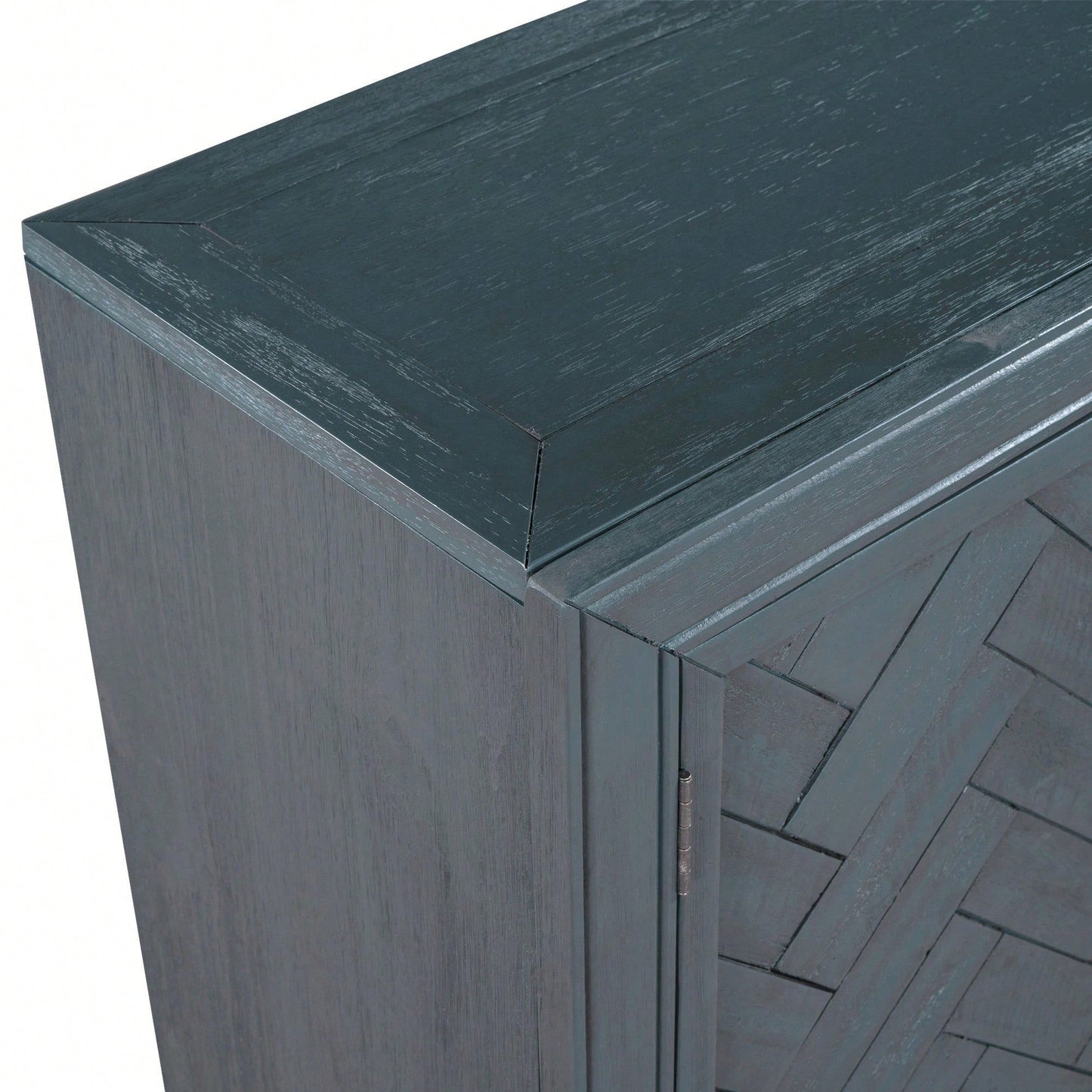 40'' Modern Cabinets With Unique Design Doors With 1 Adjustable Shelves,Suitable For Multiple Rooms Such As Living Room And Study Room
