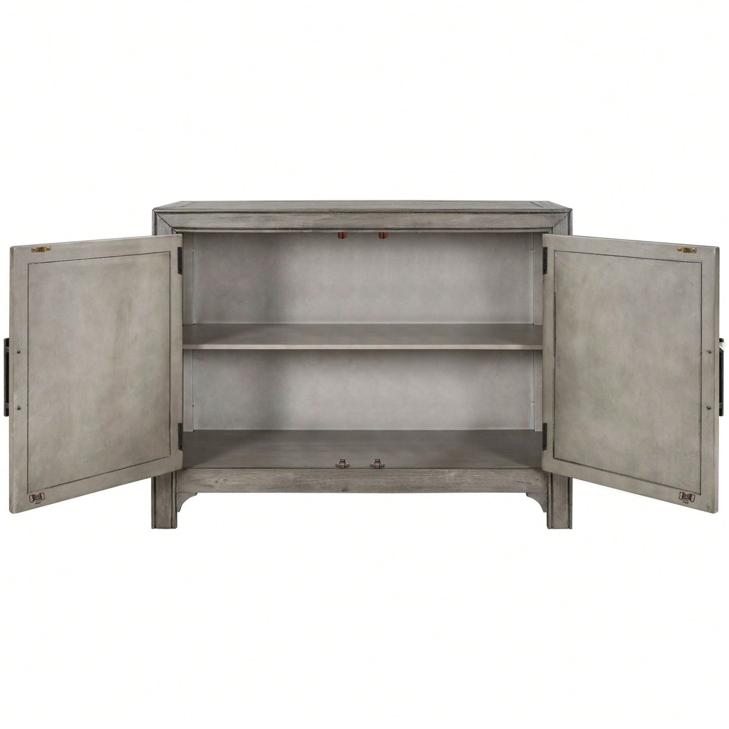 40'' Modern Cabinets With Unique Design Doors With 1 Adjustable Shelves,Suitable For Multiple Rooms Such As Living Room And Study Room