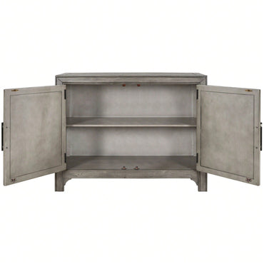 40'' Modern Cabinets With Unique Design Doors With 1 Adjustable Shelves,Suitable For Multiple Rooms Such As Living Room And Study Room