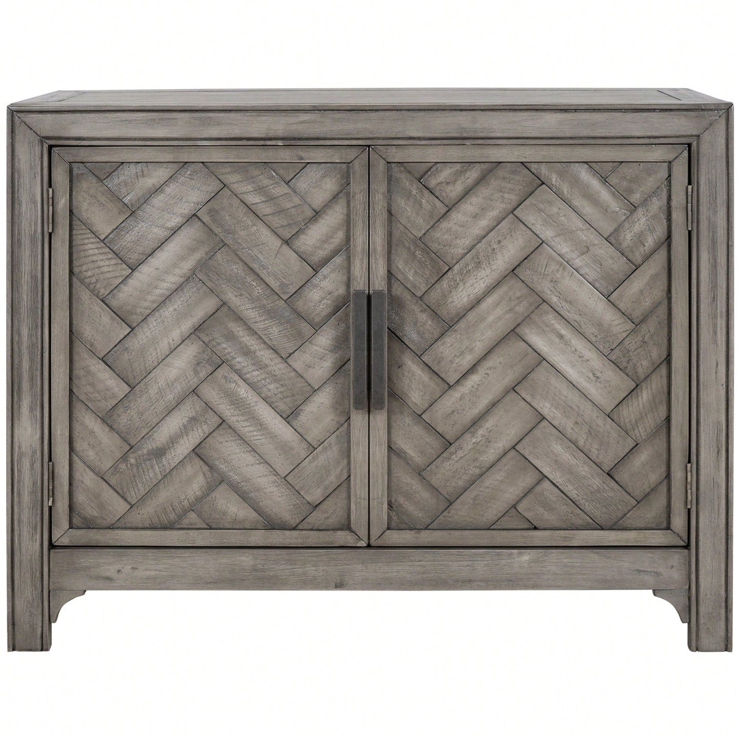 40'' Modern Cabinets With Unique Design Doors With 1 Adjustable Shelves,Suitable For Multiple Rooms Such As Living Room And Study Room