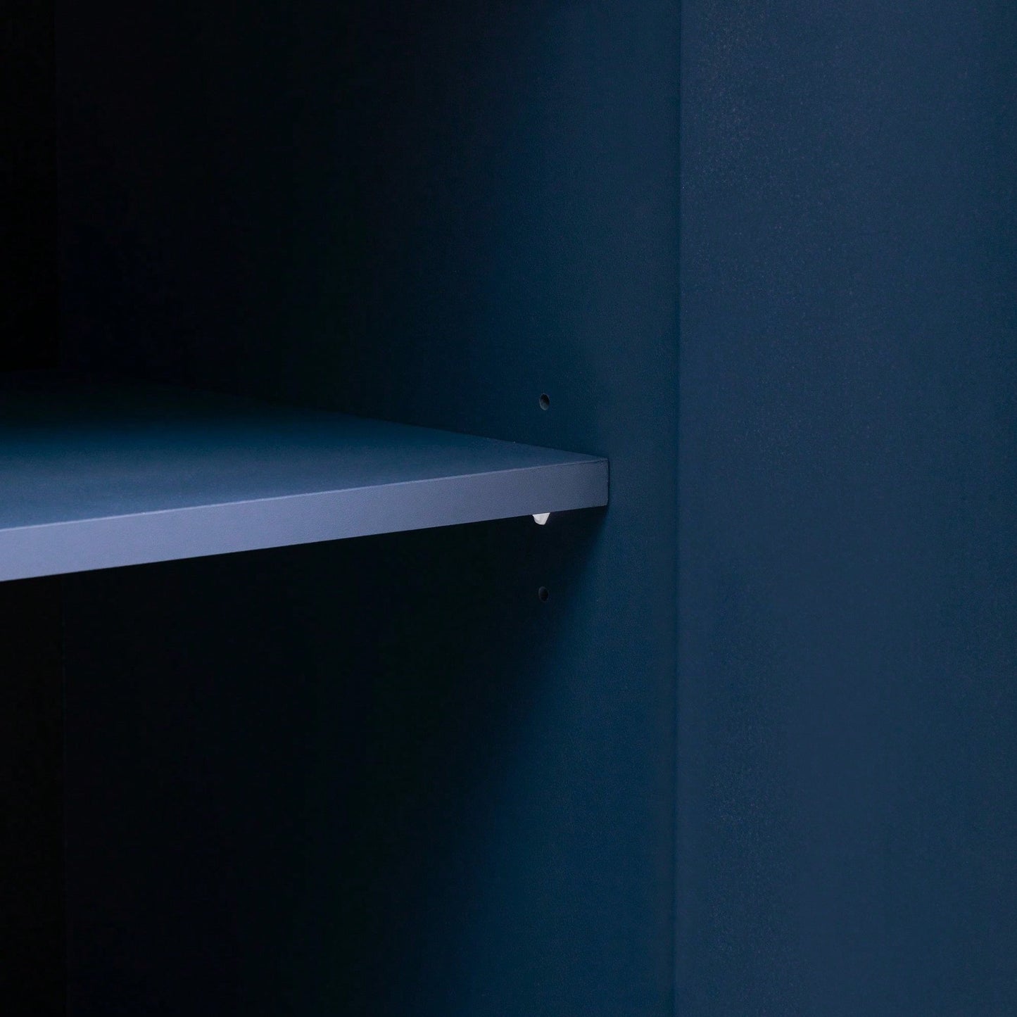 Simple Storage Cabinet With Solid Wood Veneer And Metal Leg Frame