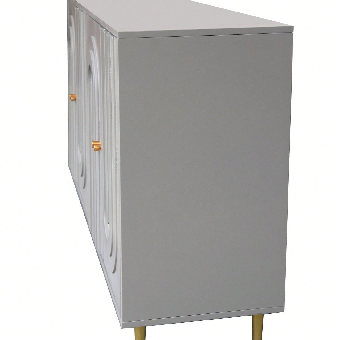 Modern 4 Door Wooden Cabinet Sideboard Buffet Server Cabinet Storage Cabinet
