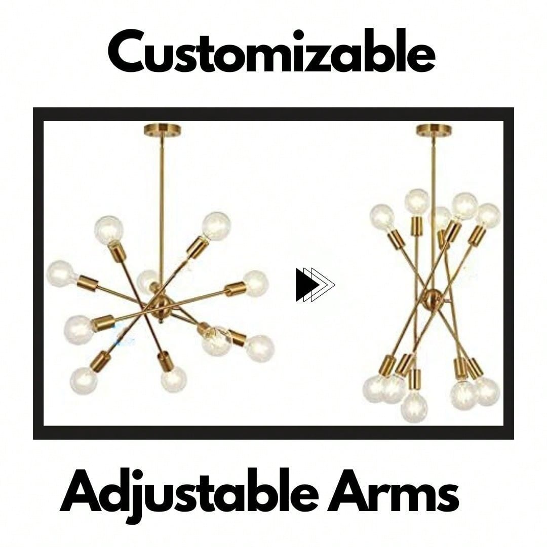 Adjustable Stem Mount Contemporary Ceiling Light for G25 G30 Edison Bulbs Dimmable Design Flat Sloped Ceilings