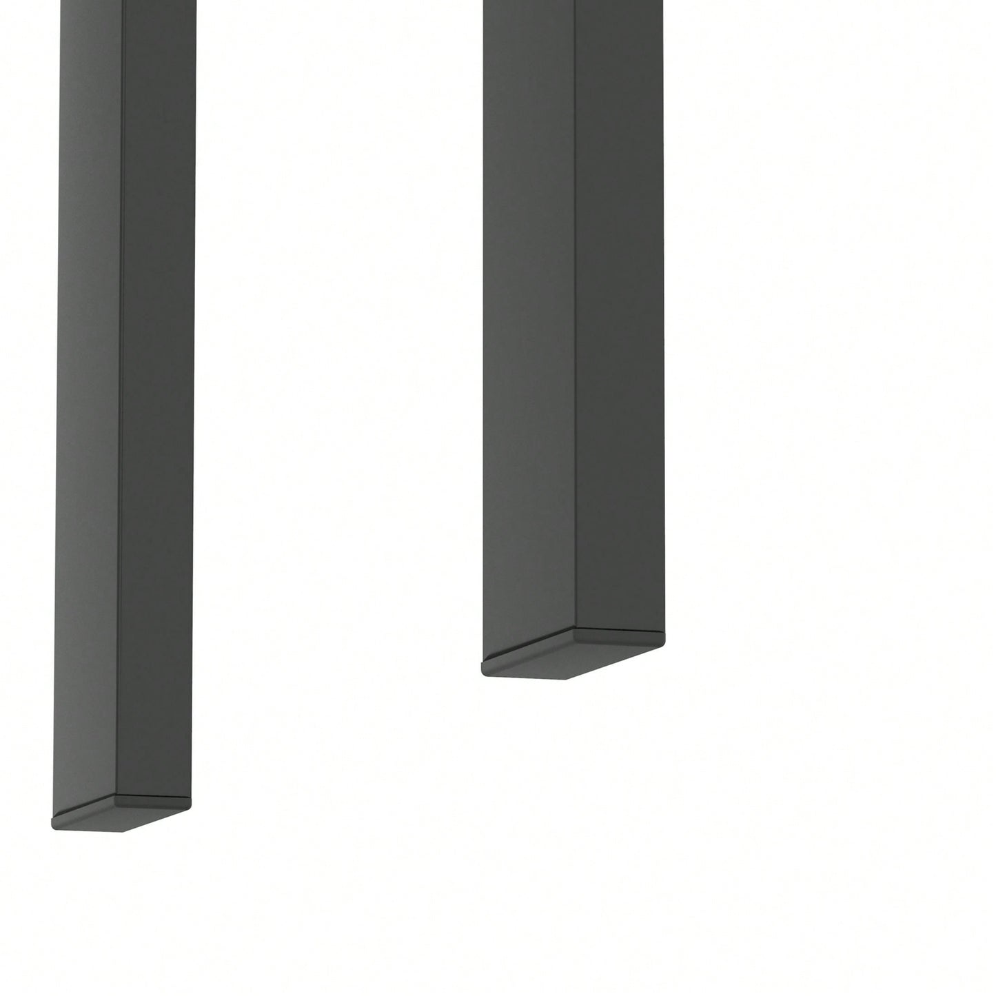 Tempered Glass Side Table With Metal Leg: Elegant Design, Transparent/Frosted Glass Layers, 150lbs Load-Bearing Capacity