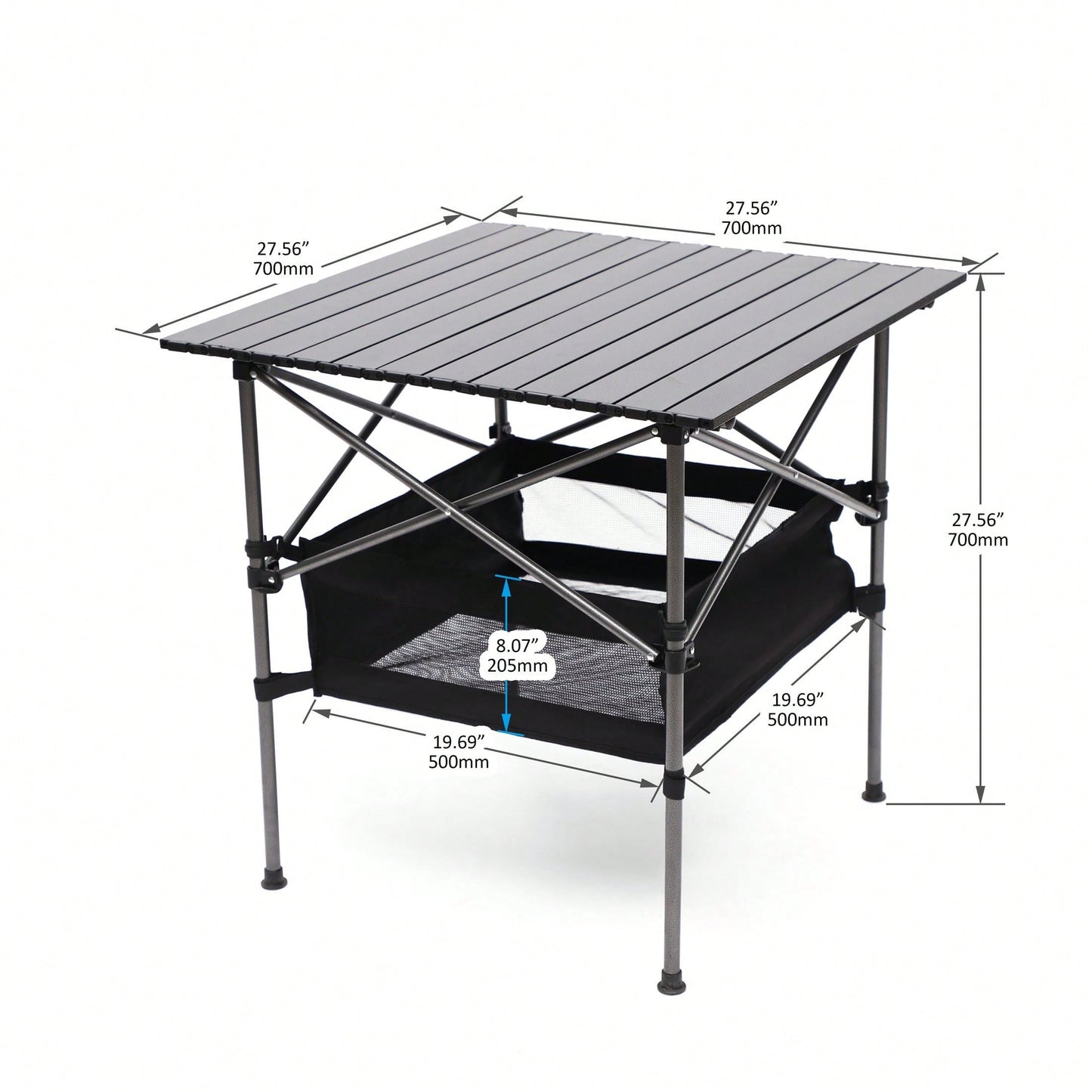 Set Of 3, Versatile And Portable Table And Chair Set With Unique Storage Features