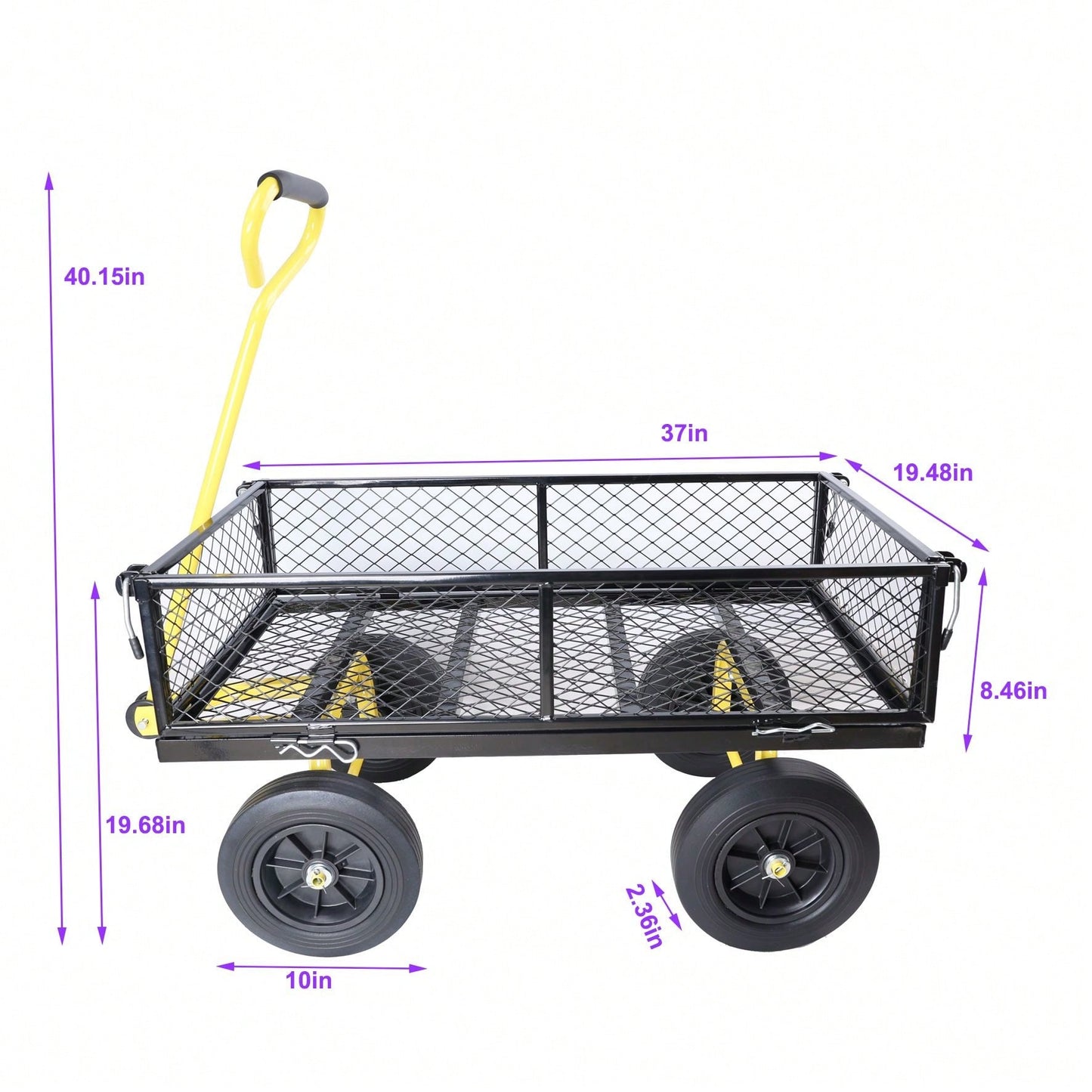 Multi-Functional Tool Cart, Wagon Cart Garden Cart Trucks Make It Easier To Transport Firewood