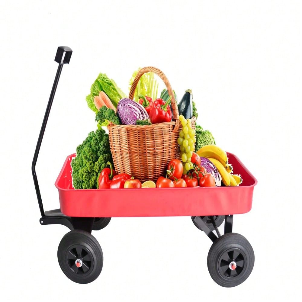 All Terrain Cargo Wagon With 280lbs Weight Capacity, Red
