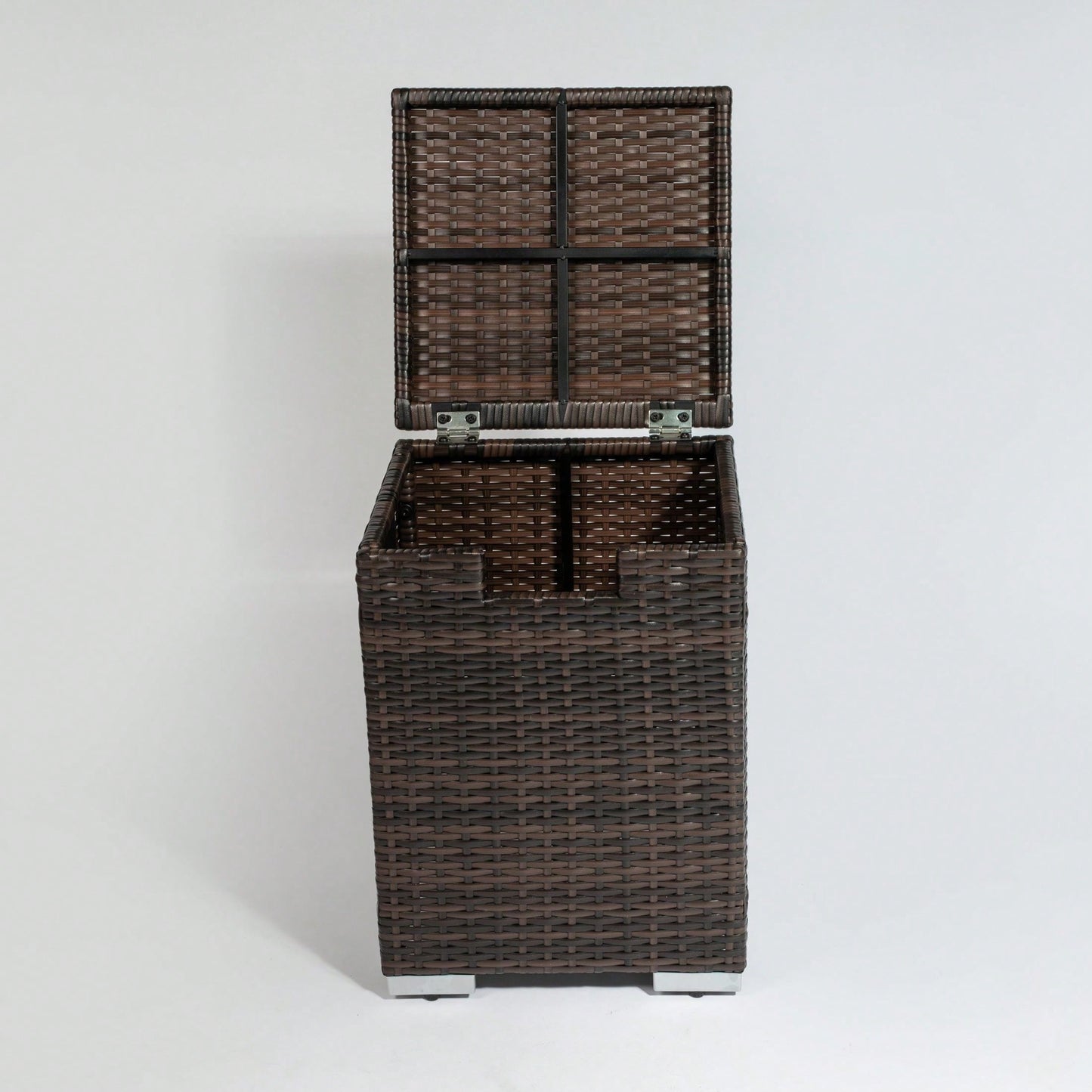 Rattan Gas Tank Cover With Storage Rack: Waterproof, Stylish, Durable - Brown