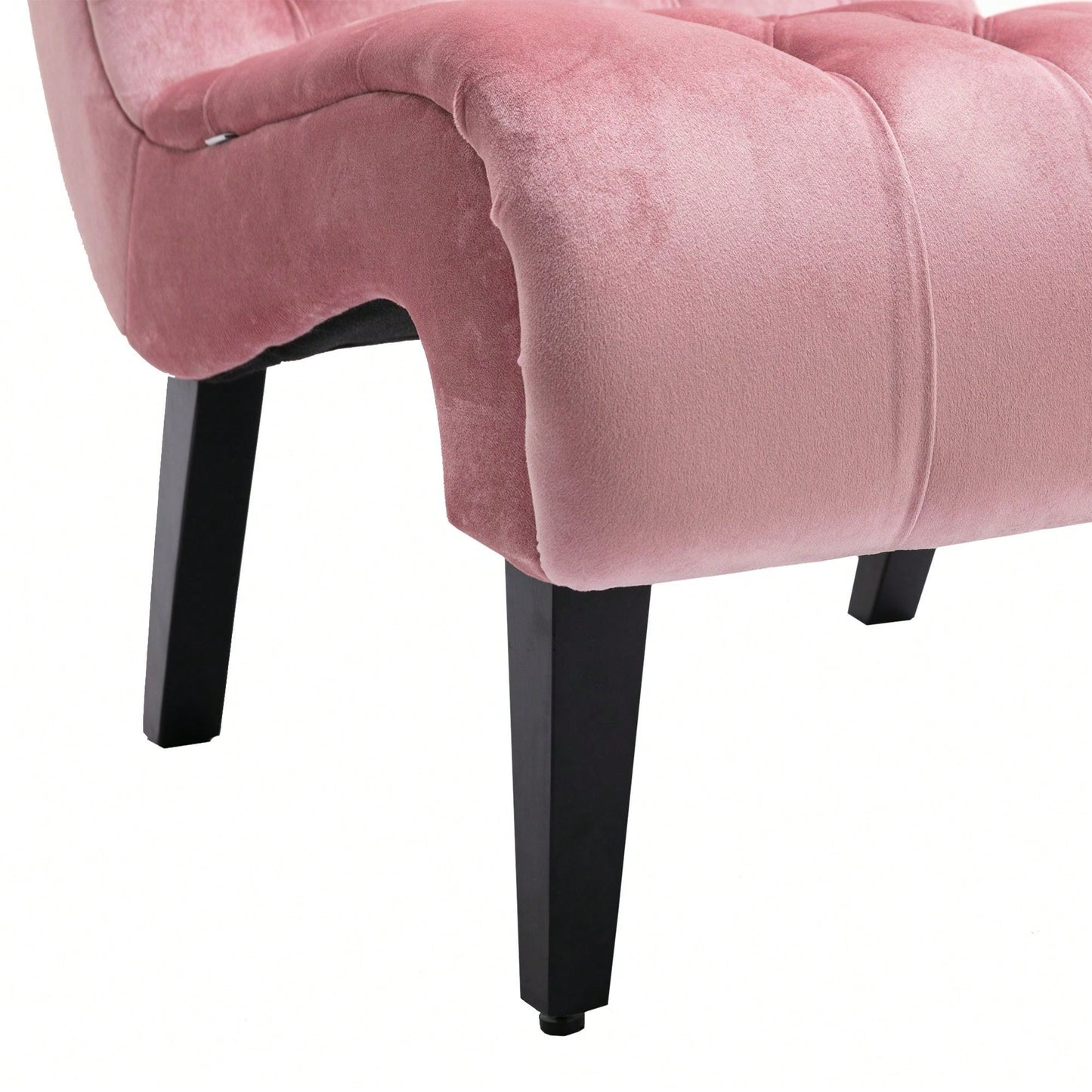 Modern Upholstered Accent Chair With Ottoman Stylish And Comfortable