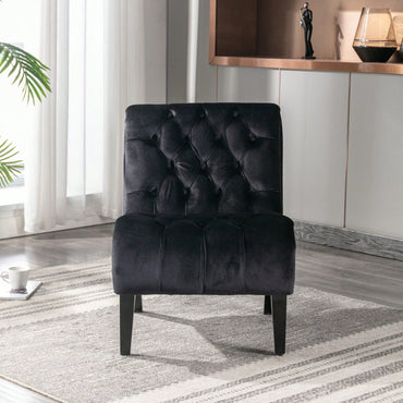 Modern Upholstered Accent Chair With Ottoman Stylish And Comfortable