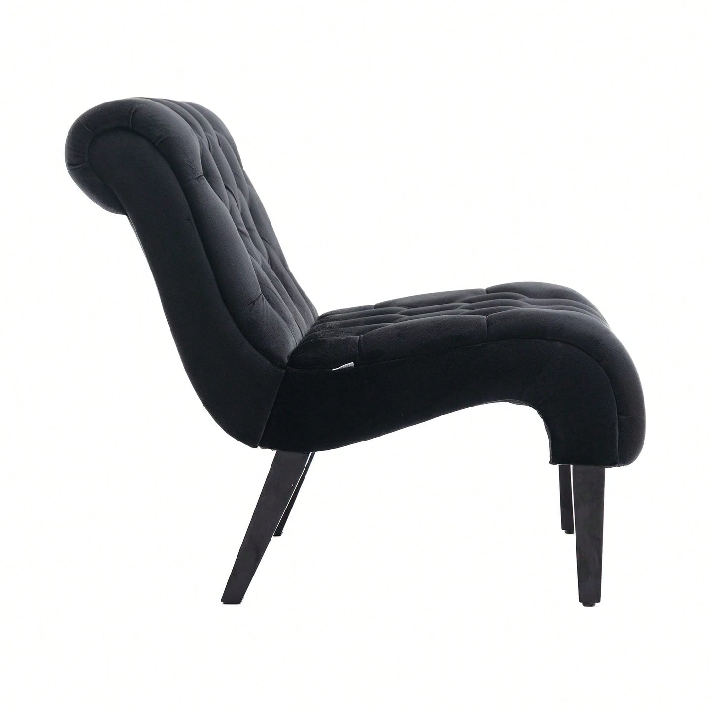 Modern Upholstered Accent Chair With Ottoman Stylish And Comfortable