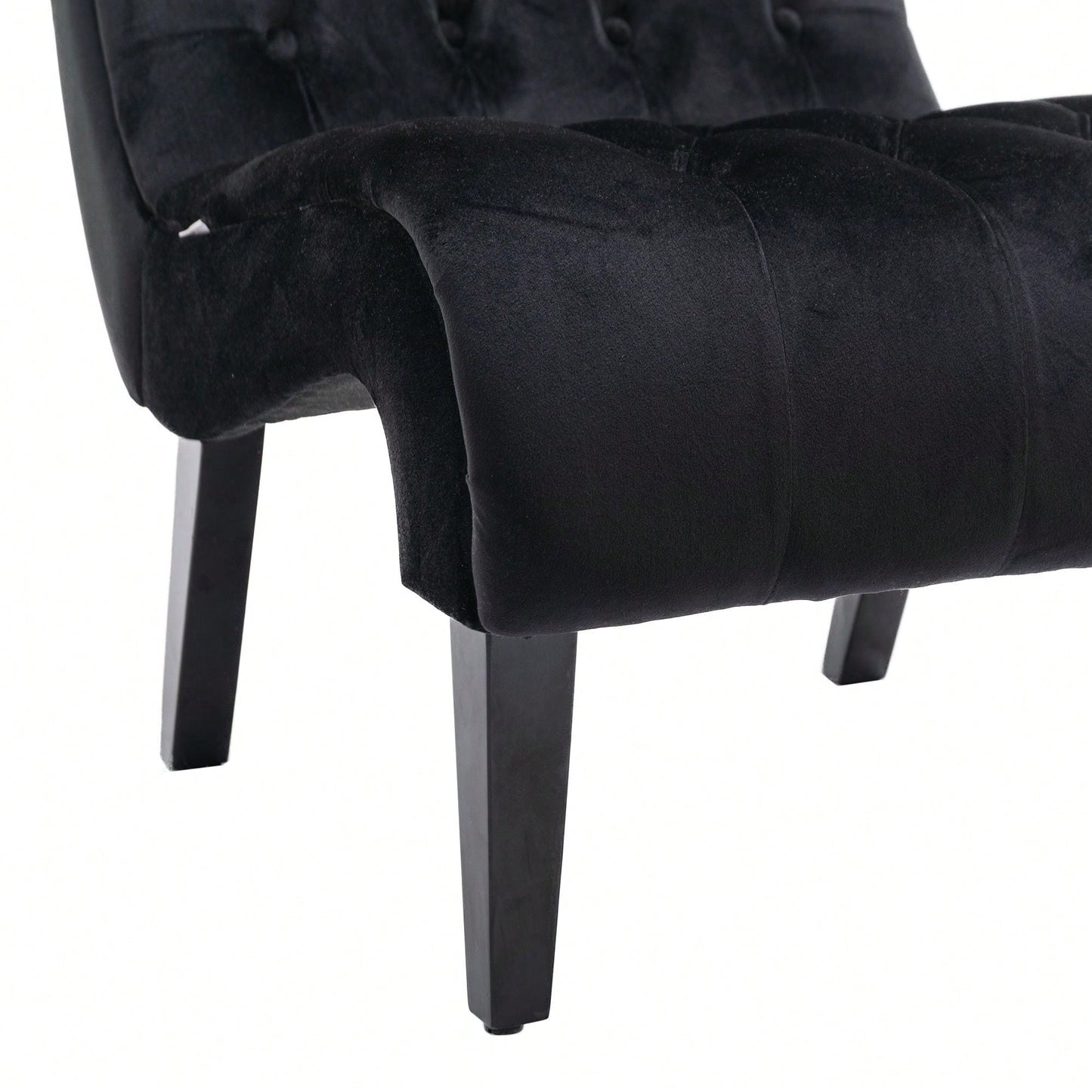 Modern Upholstered Accent Chair With Ottoman Stylish And Comfortable