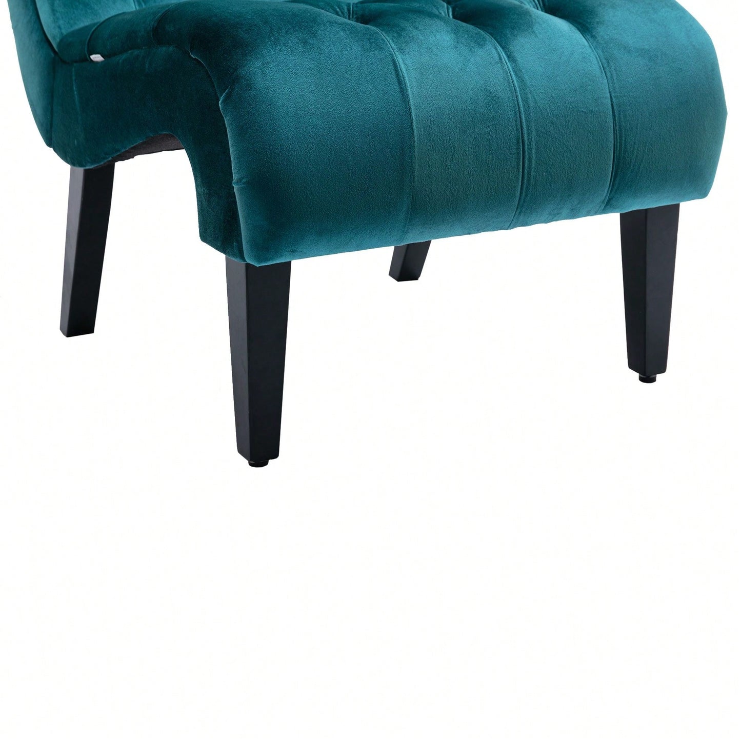 Modern Upholstered Accent Chair With Ottoman Stylish And Comfortable
